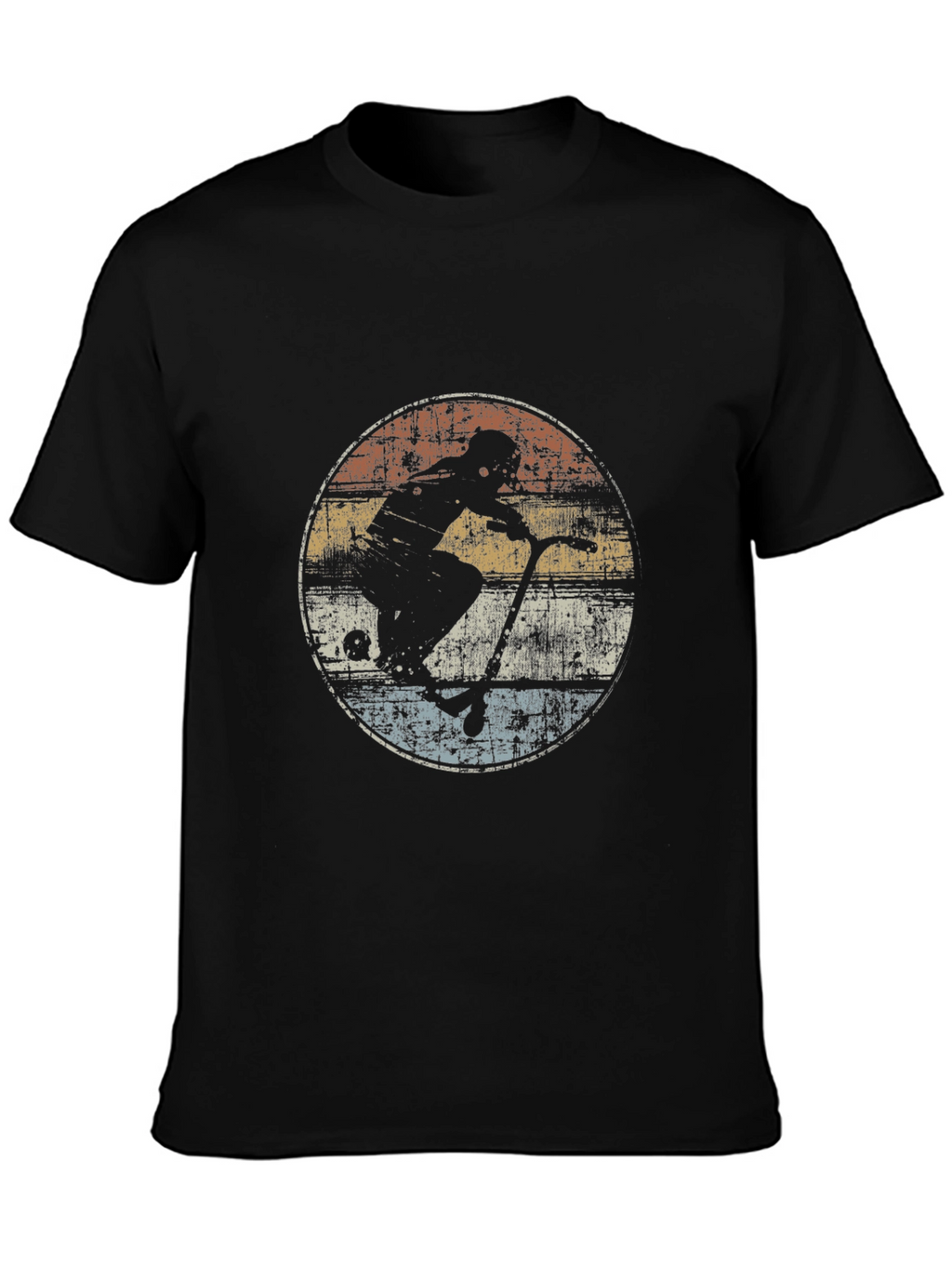 Retro Scooter Silhouette Tee
