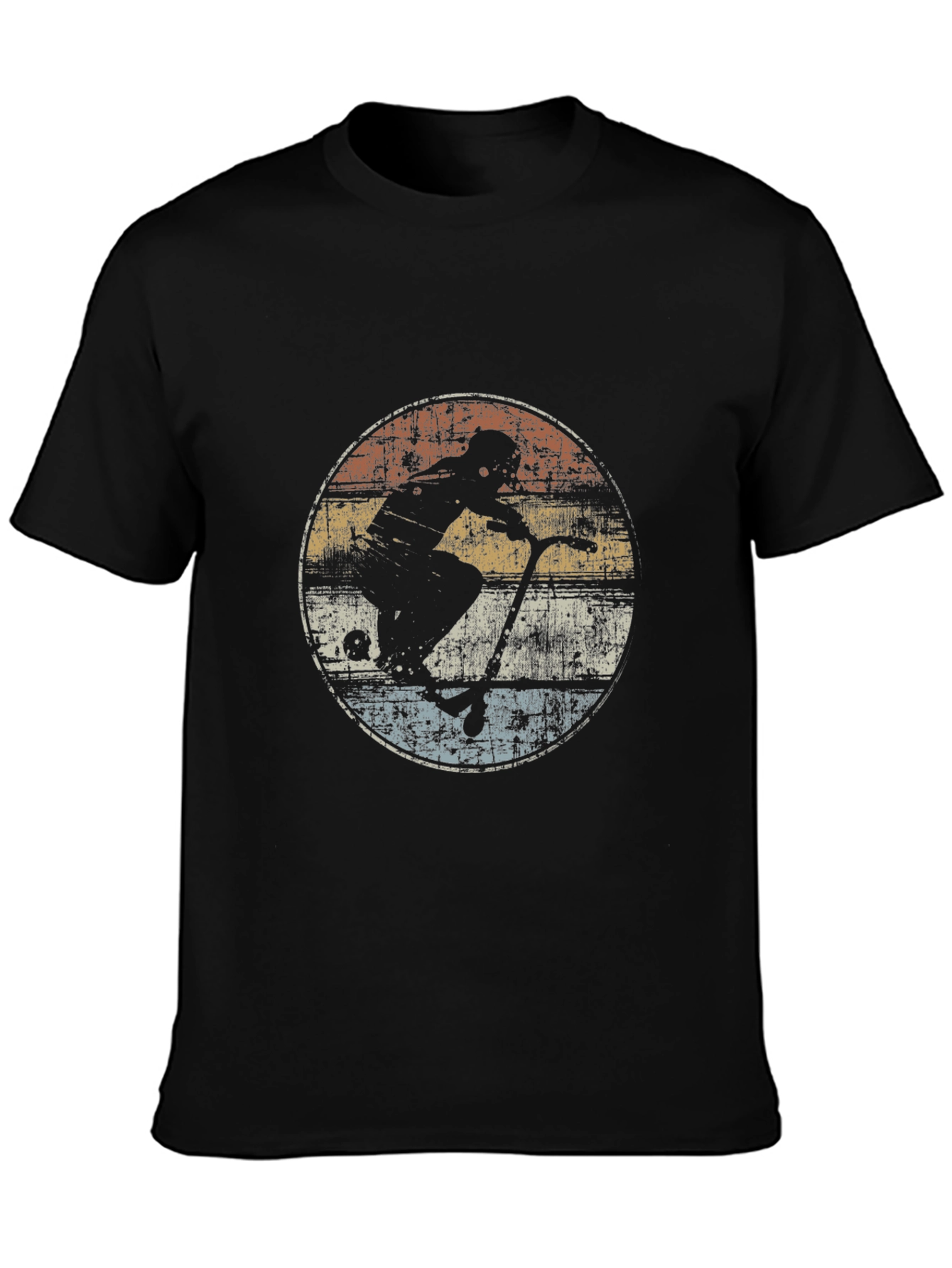 Retro Scooter Silhouette Tee