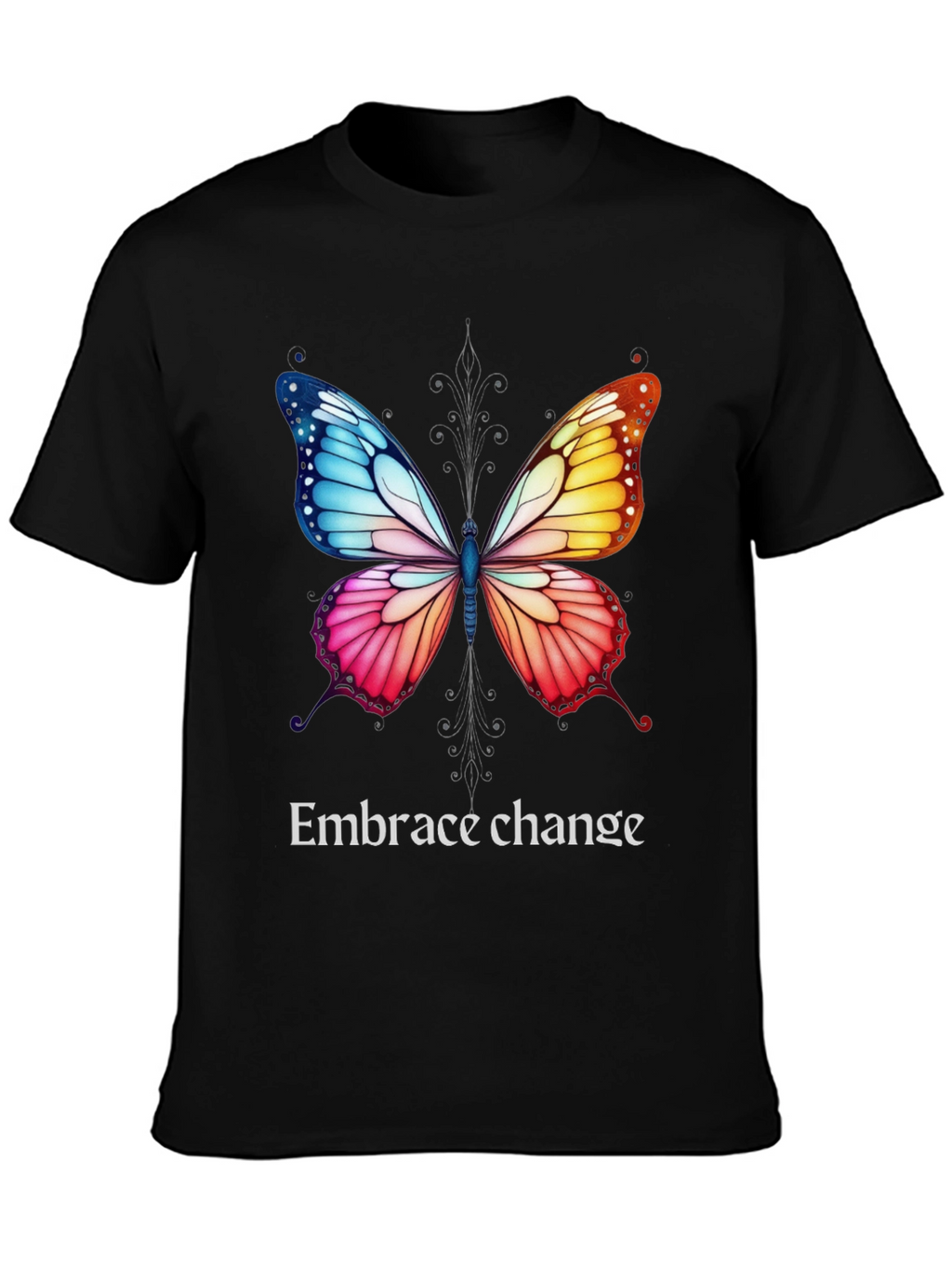 Embrace Change Butterfly Graphic Tee