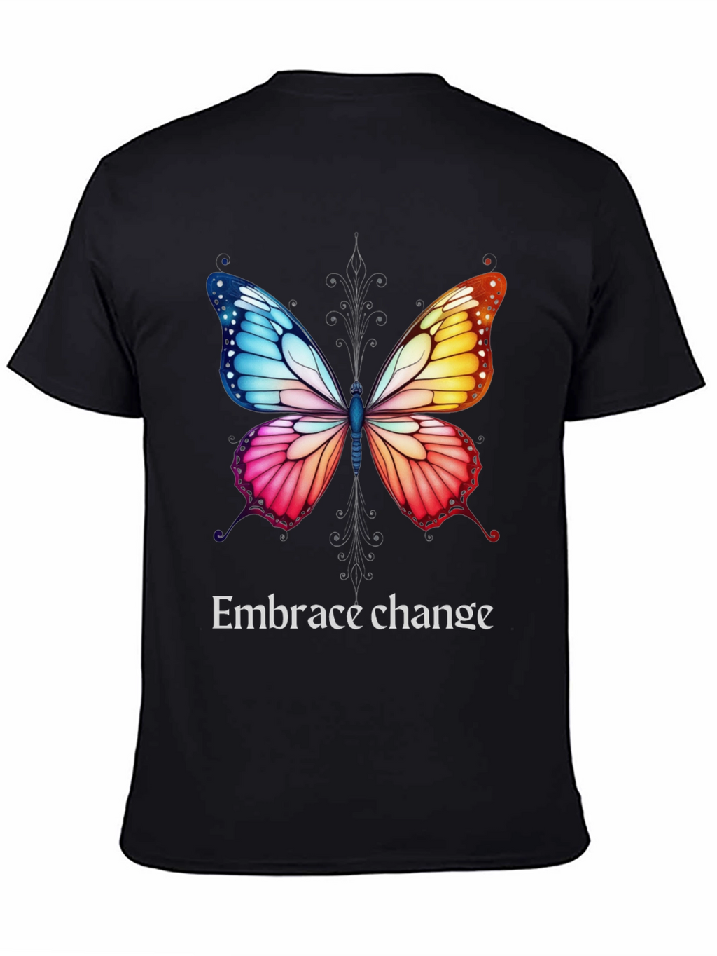 Embrace Change Butterfly Graphic Tee