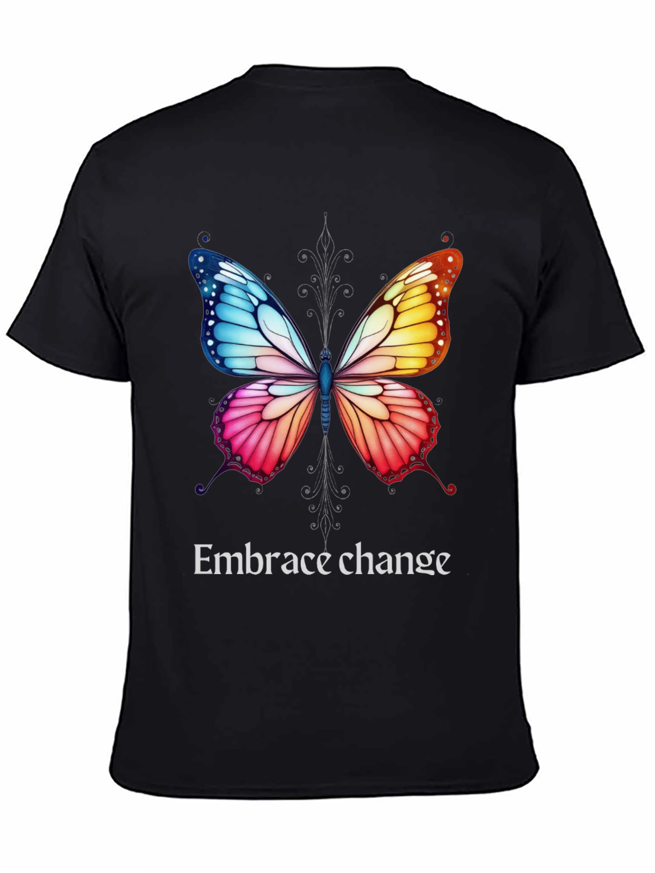 Embrace Change Butterfly Graphic Tee