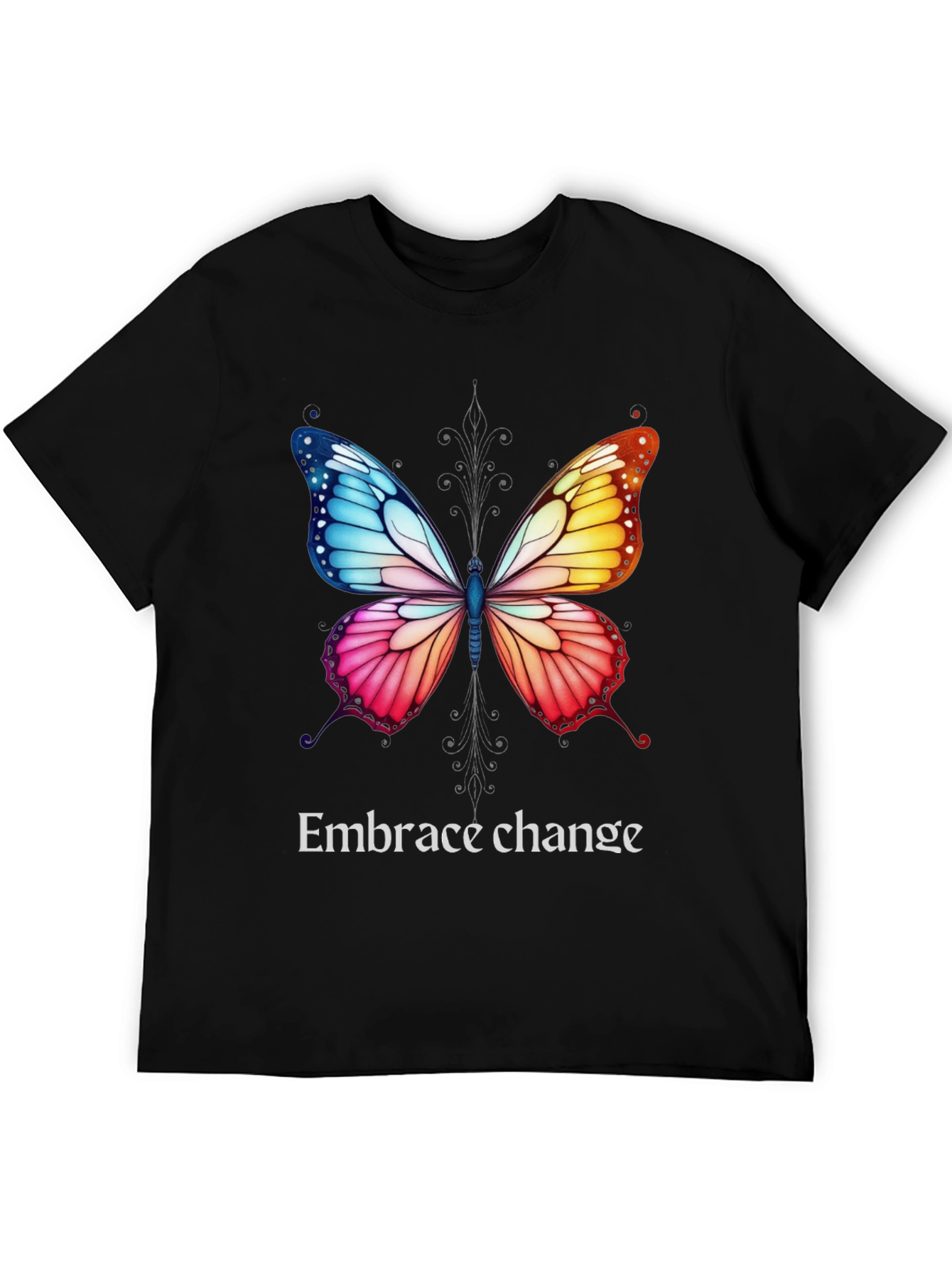 Embrace Change Butterfly Graphic Tee