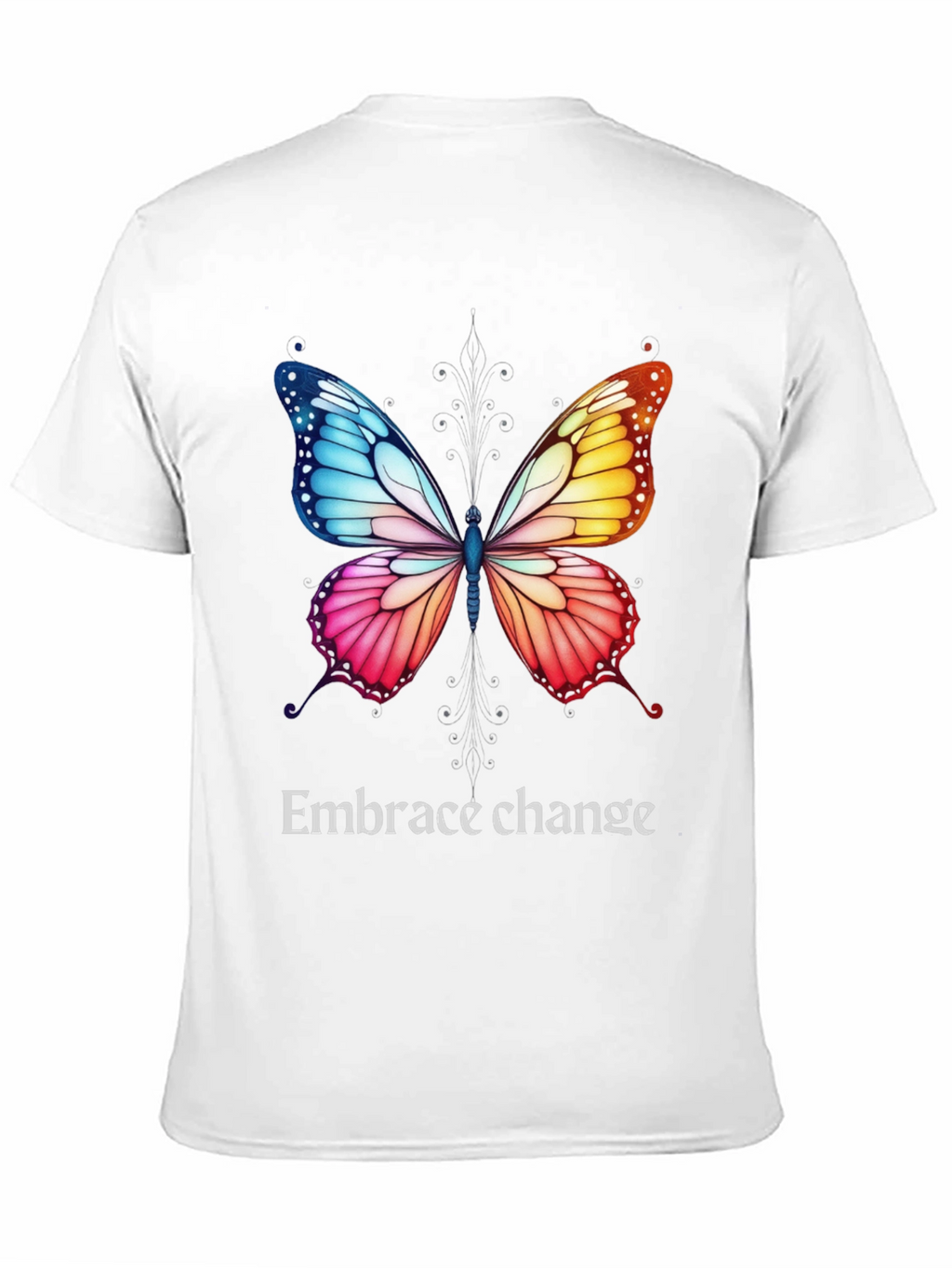 Embrace Change Butterfly Graphic Tee