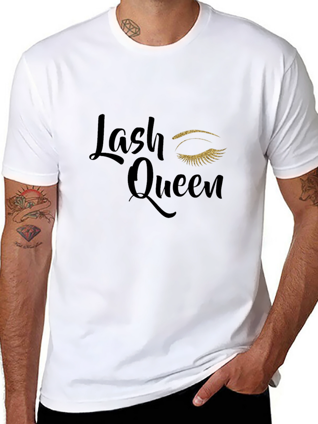 Lash Queen T-Shirt - Stylish Eyelash Design