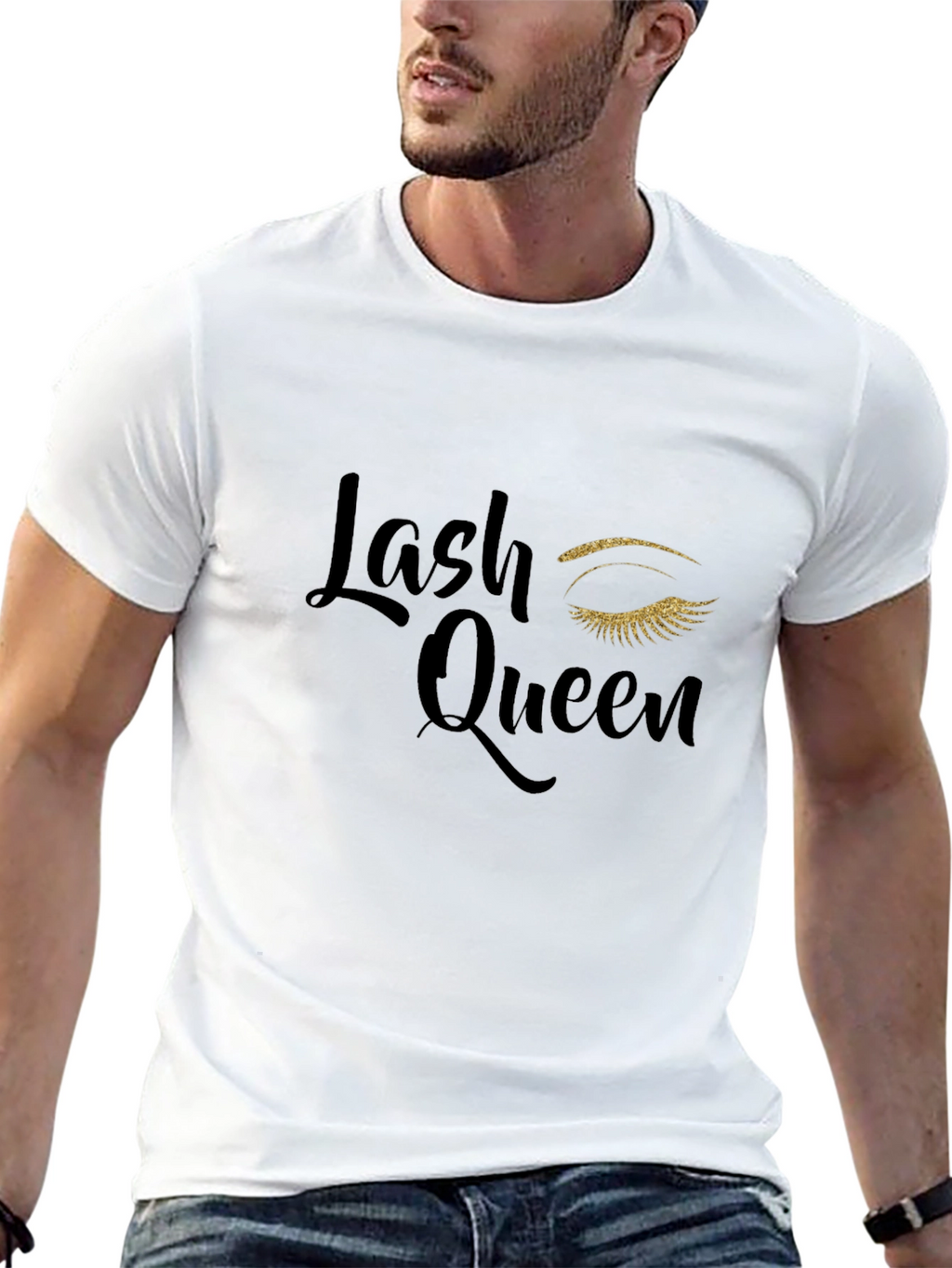 Lash Queen T-Shirt - Stylish Eyelash Design