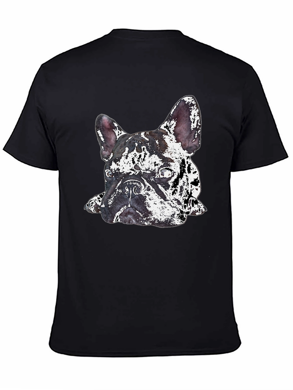 Dog Graphic Print Crew Neck T-Shirt