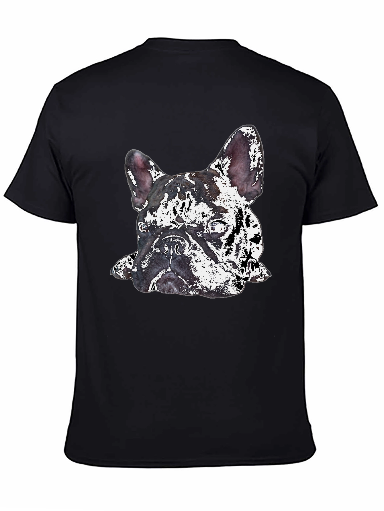Dog Graphic Print Crew Neck T-Shirt