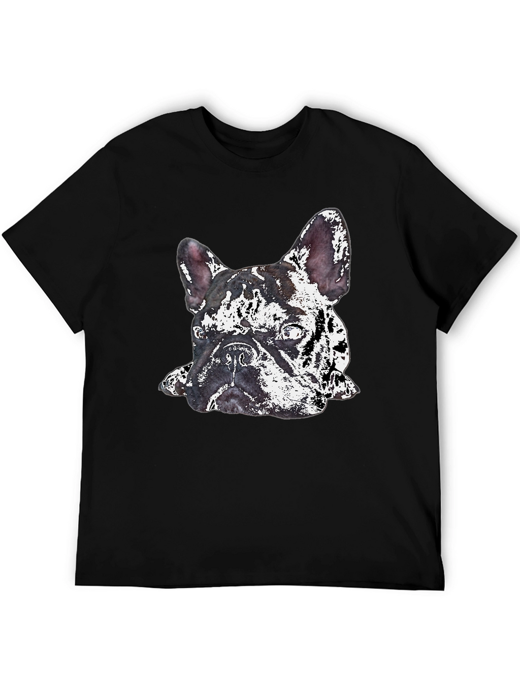 Dog Graphic Print Crew Neck T-Shirt