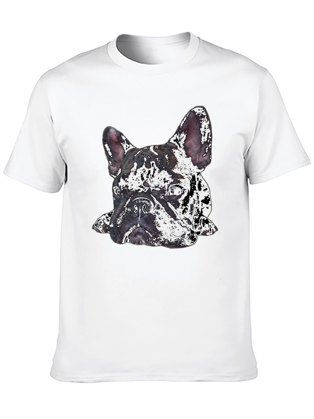 Dog Graphic Print Crew Neck T-Shirt