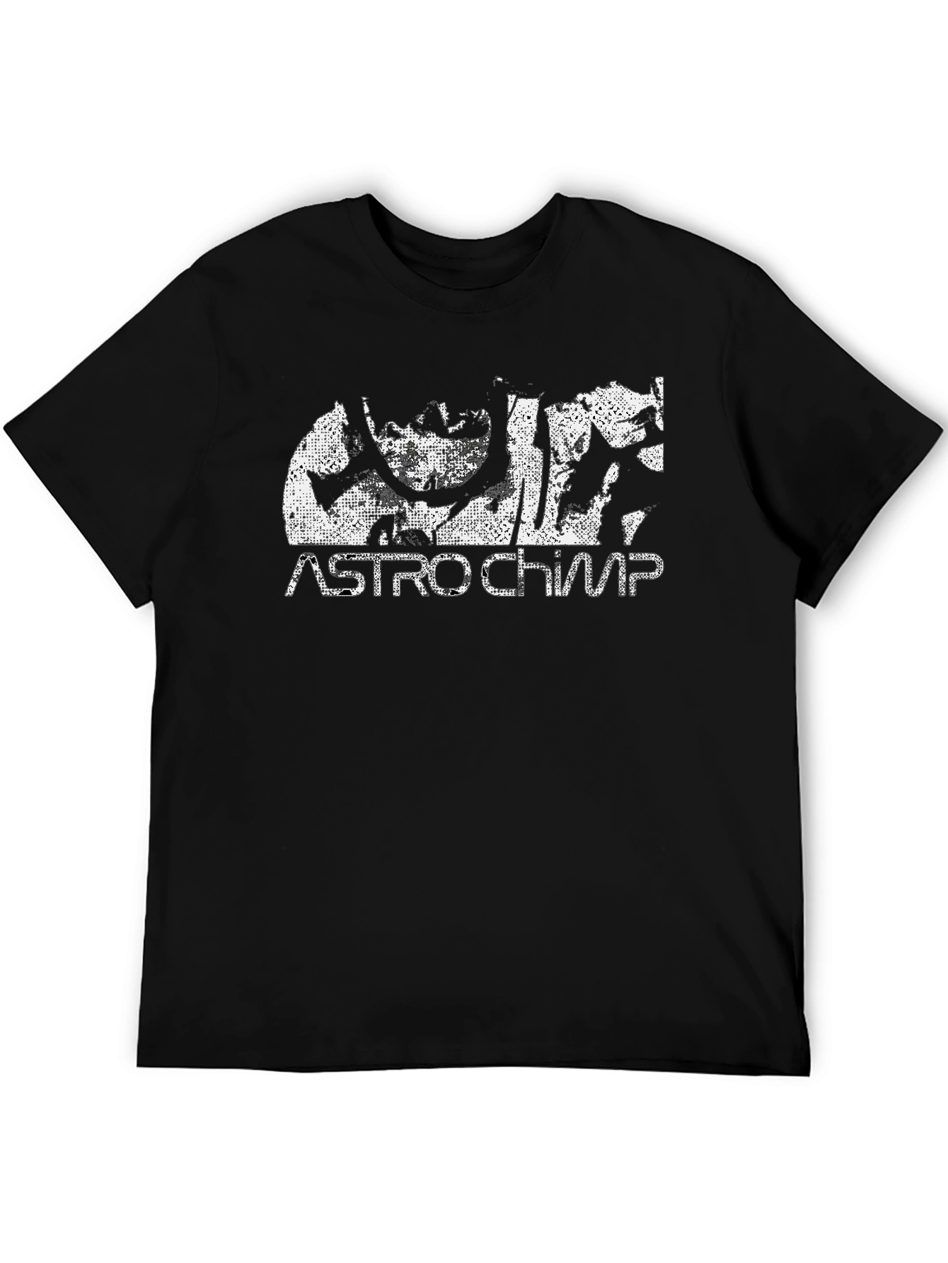 Retro Astrochimp Graphic T-Shirt