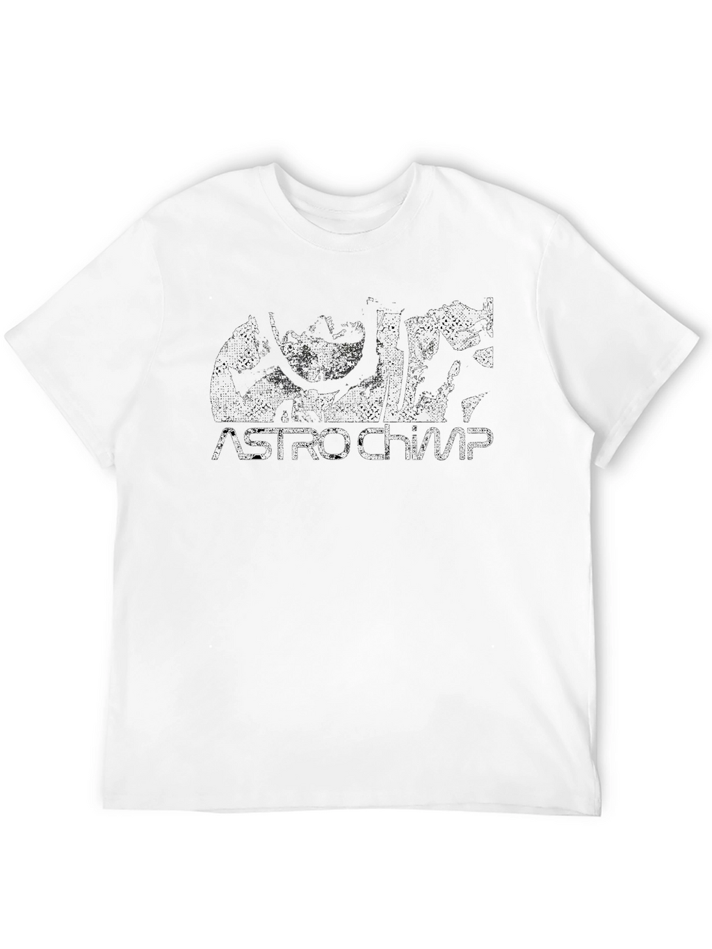 Retro Astrochimp Graphic T-Shirt