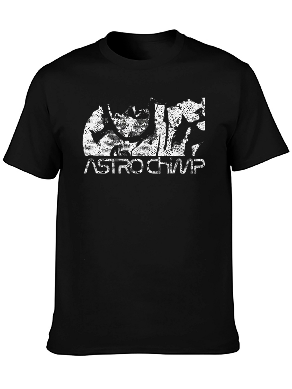 Retro Astrochimp Graphic T-Shirt