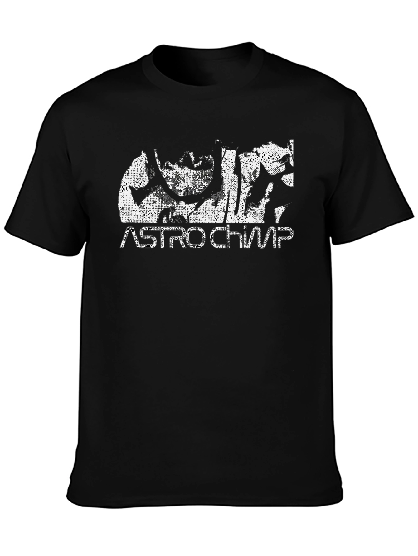 Retro Astrochimp Graphic T-Shirt