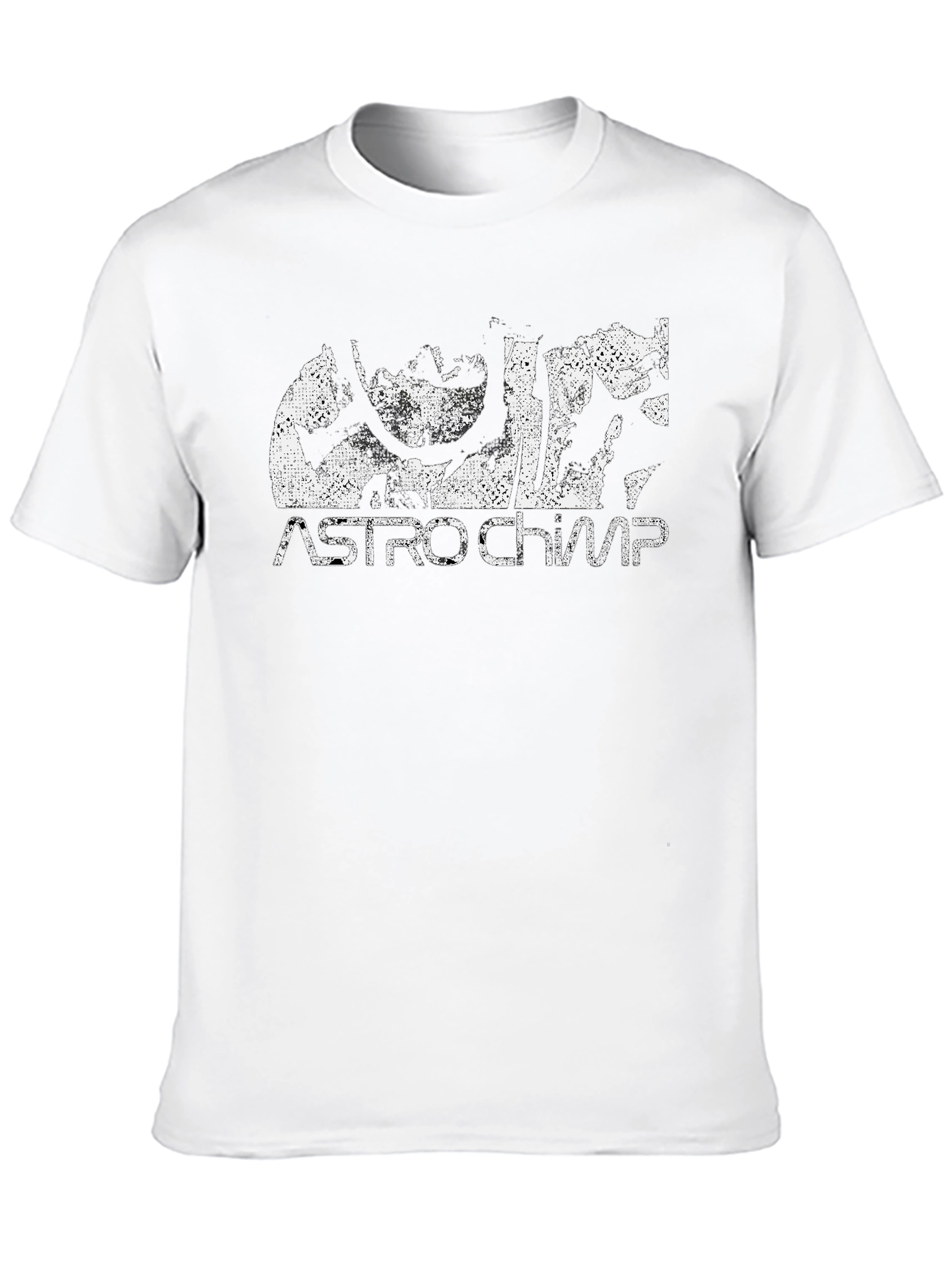 Retro Astrochimp Graphic T-Shirt