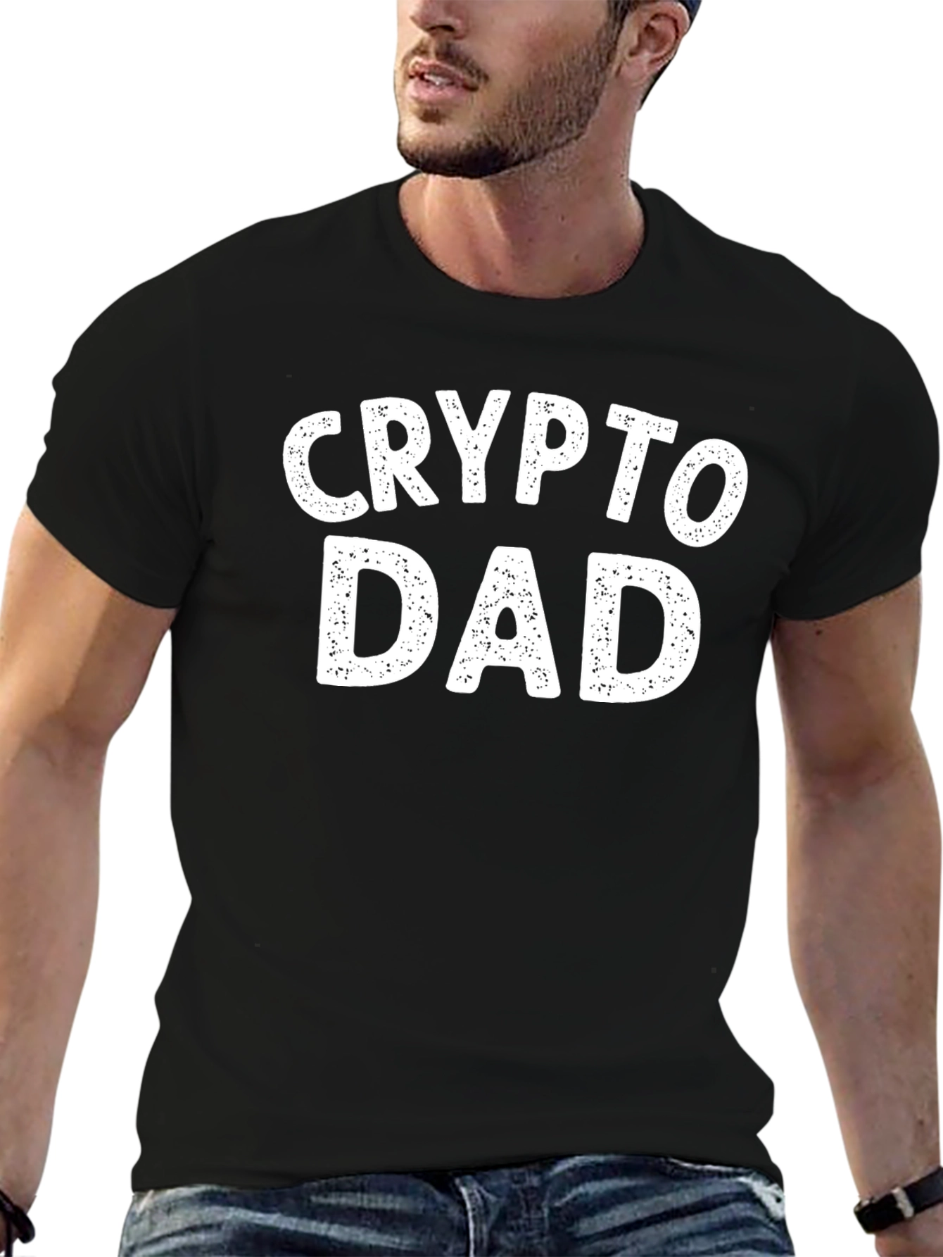 Crypto Dad Black T-Shirt