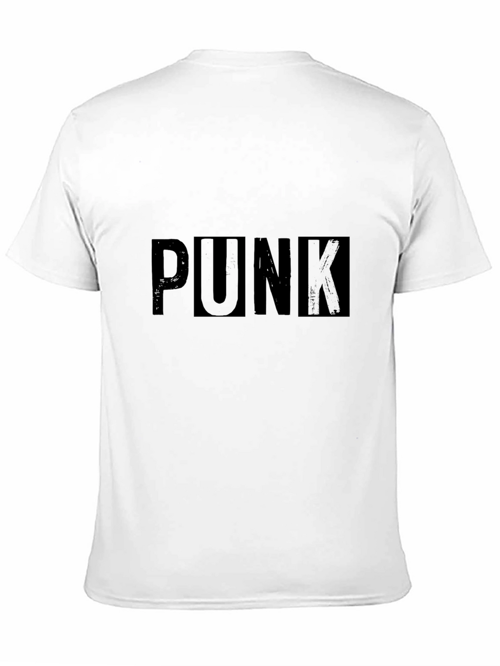 Edgy Punk Graphic Black T-Shirt