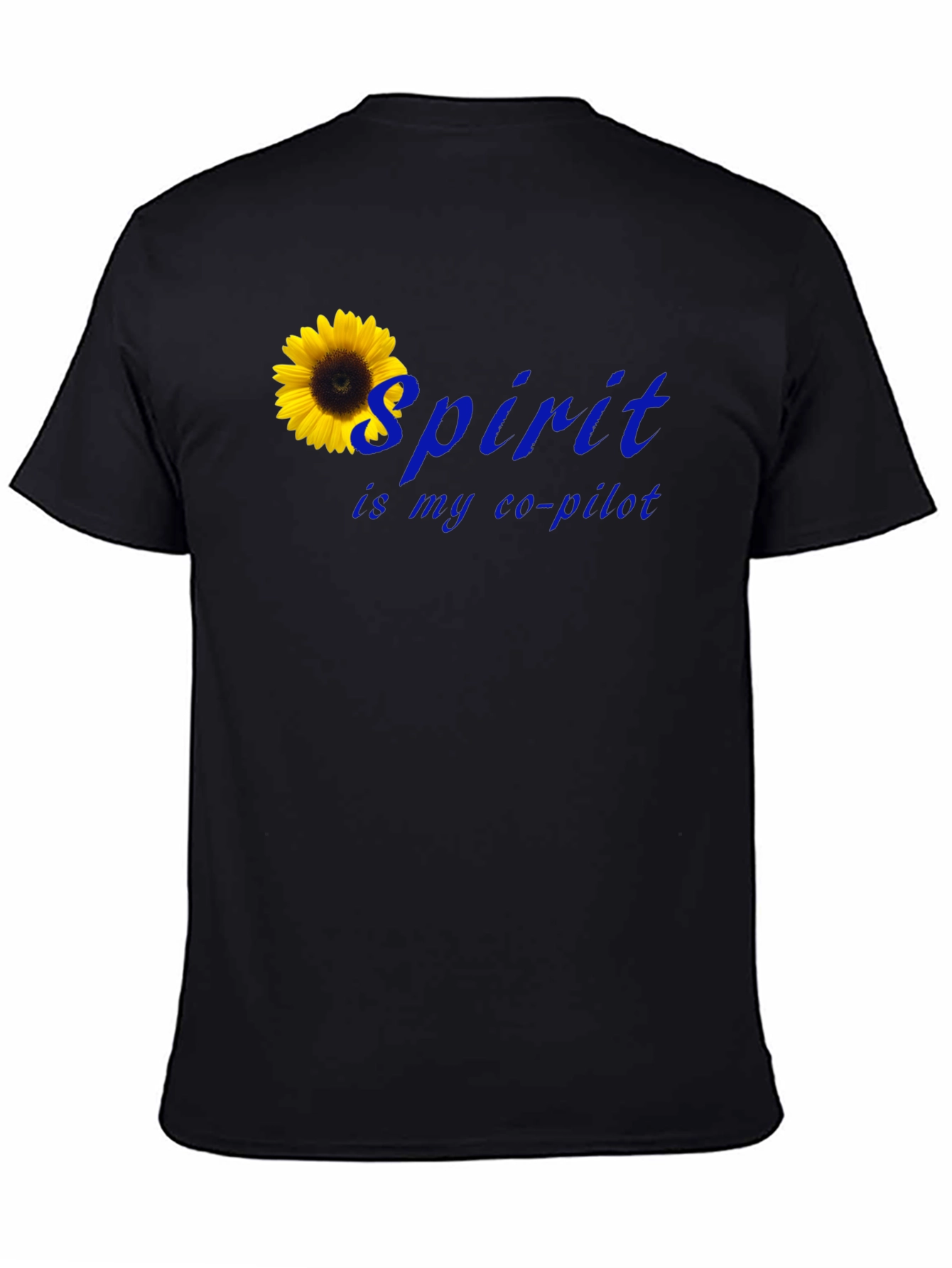 Spirit Is My Co-Pilot Sunflower T-Shirt