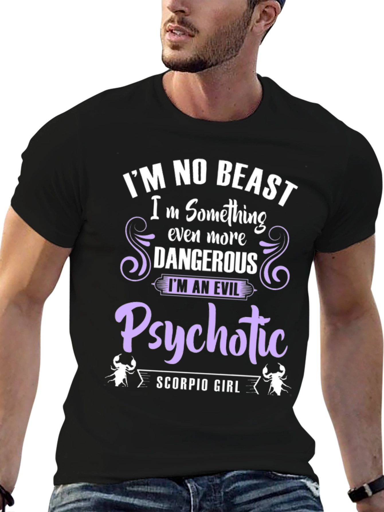 Scorpio Girl Evil Psychotic T-Shirt