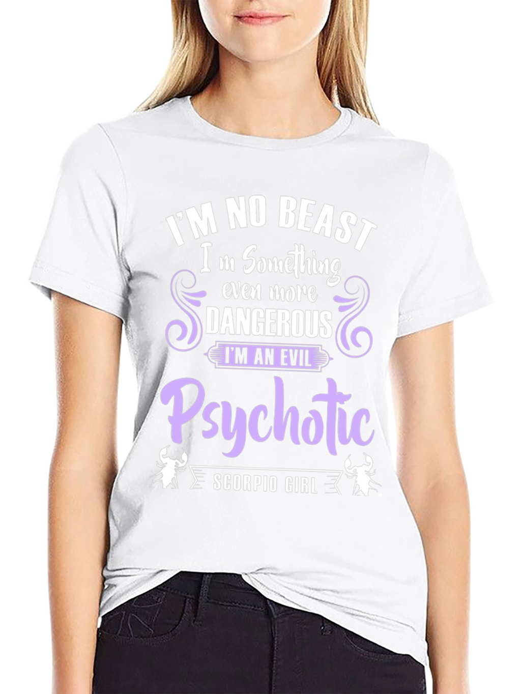 Scorpio Girl Evil Psychotic T-Shirt