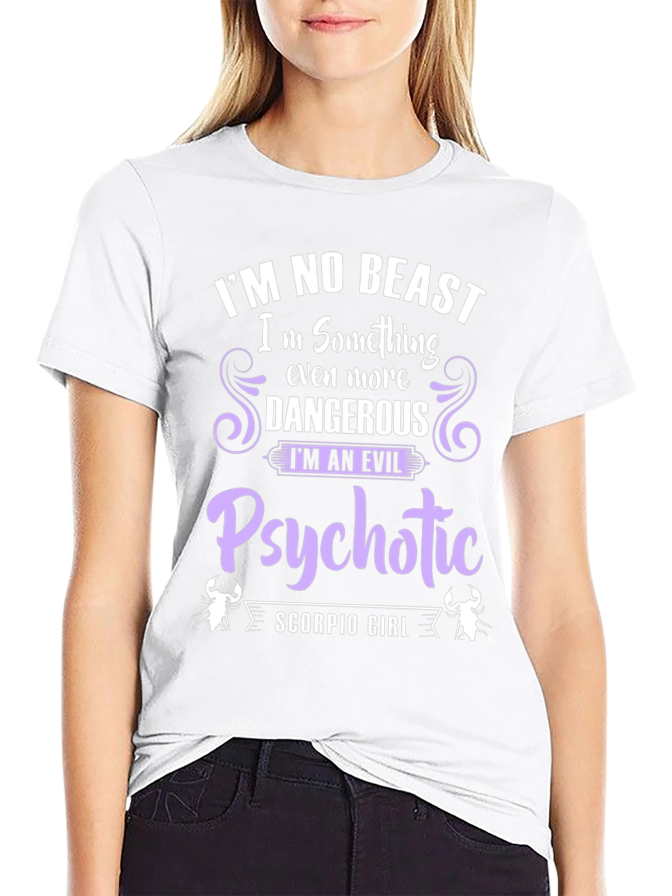 Scorpio Girl Evil Psychotic T-Shirt