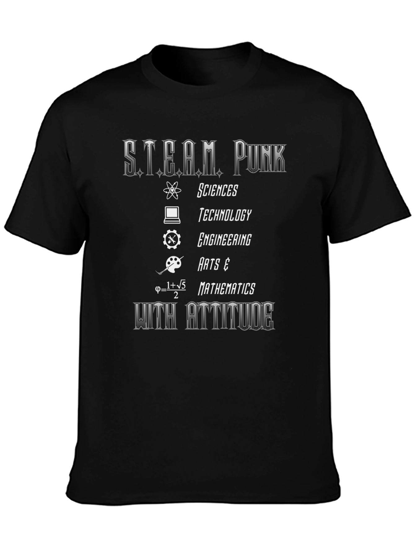 Steampunk Sciences T-Shirt - Attitude Included