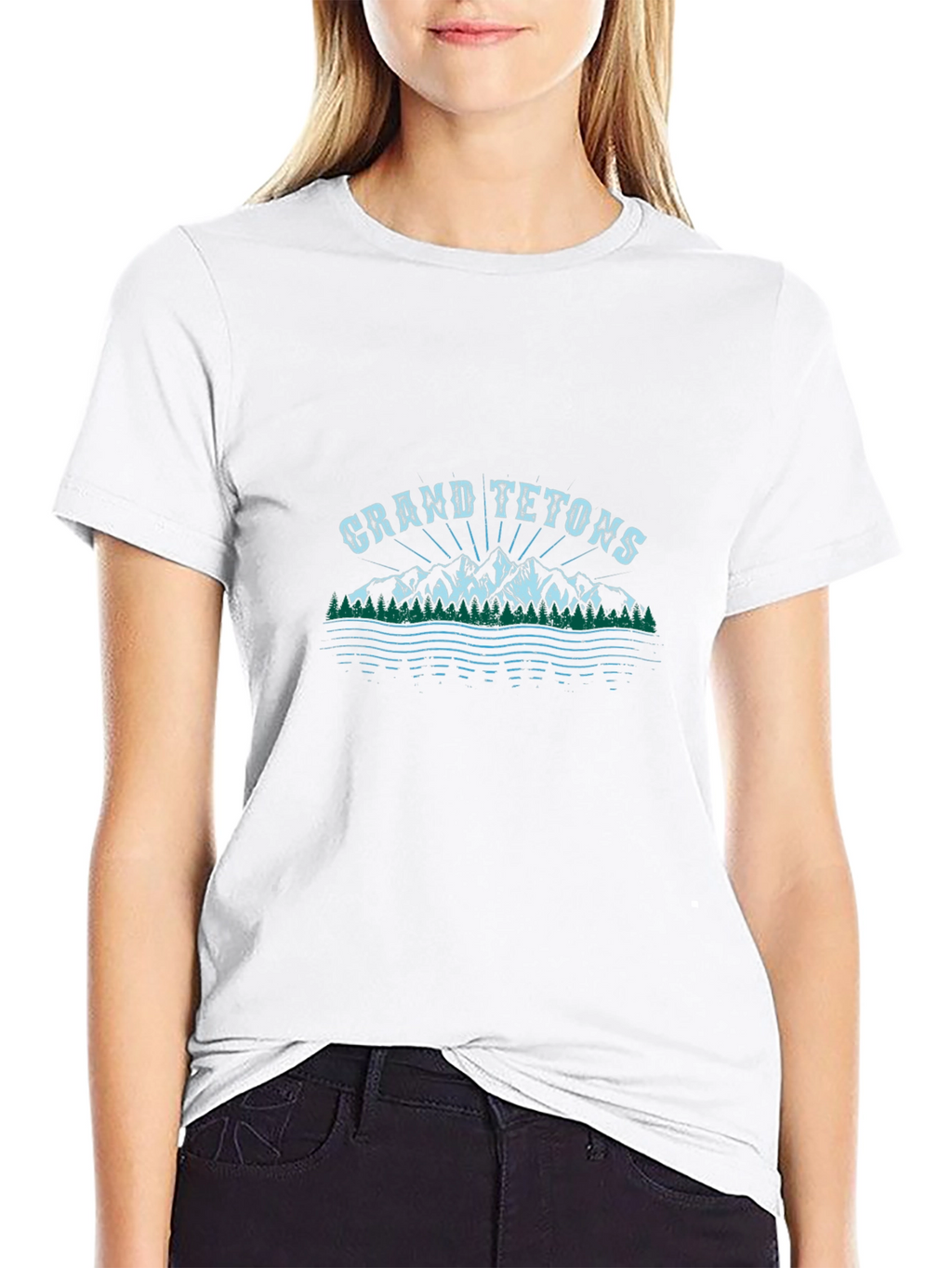 Grand Tetons Graphic Tee - Black