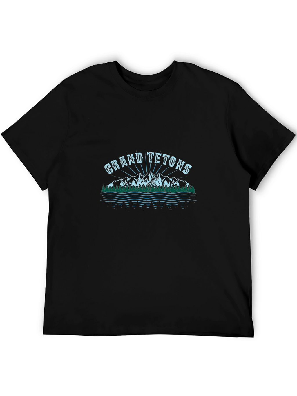 Grand Tetons Graphic Tee - Black