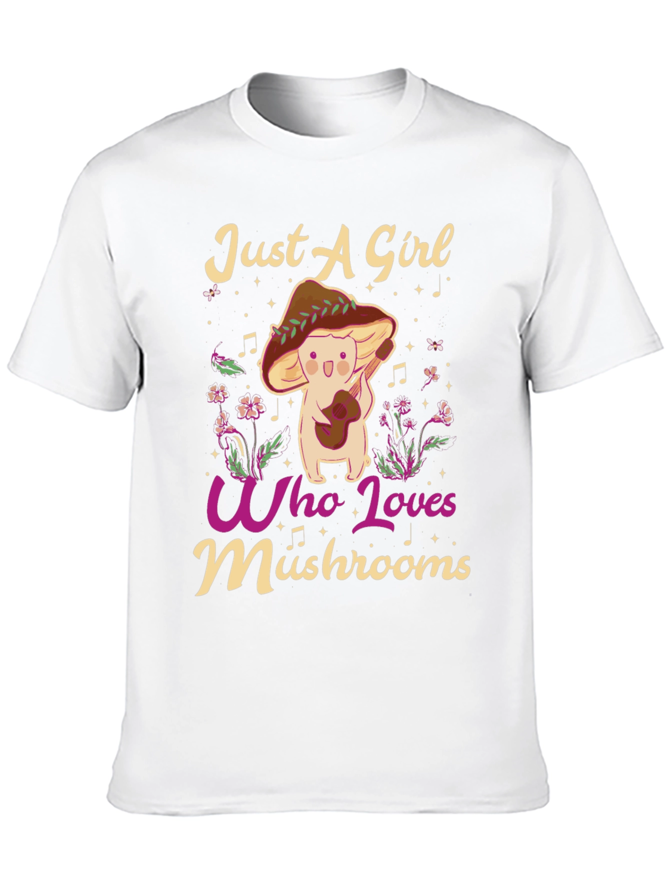 Just A Girl Who Loves Mushrooms T-Shirt