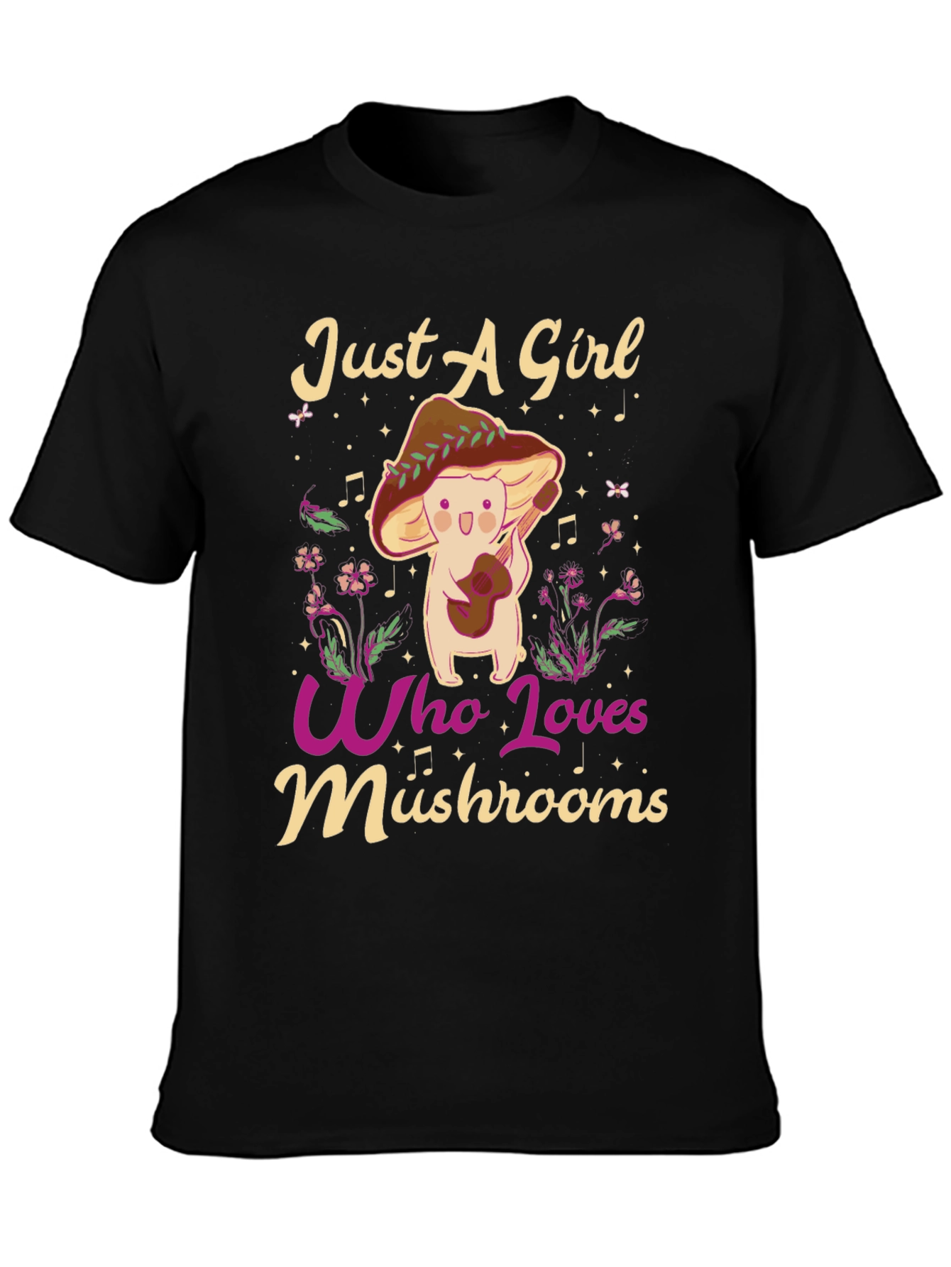 Just A Girl Who Loves Mushrooms T-Shirt