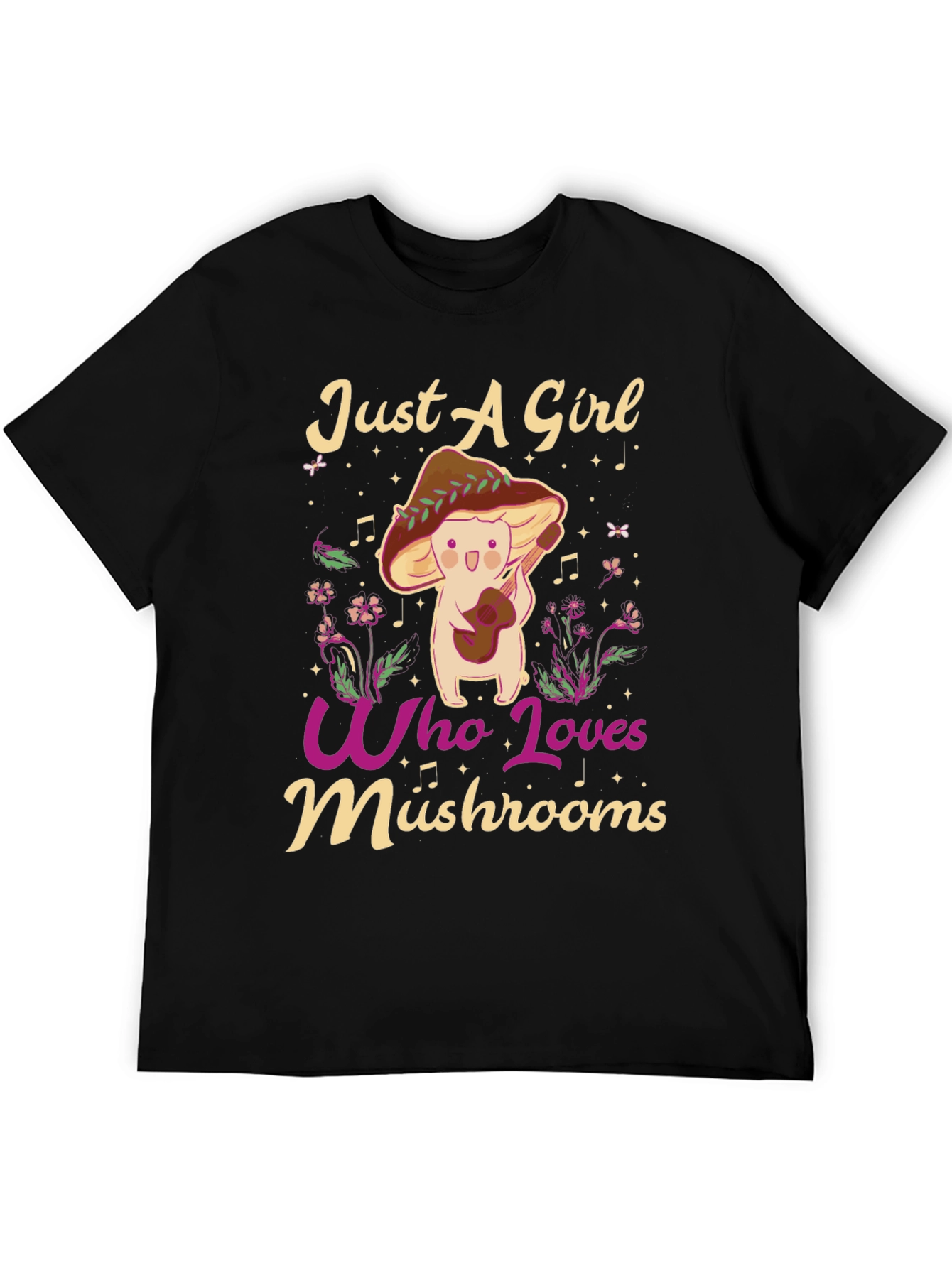 Just A Girl Who Loves Mushrooms T-Shirt