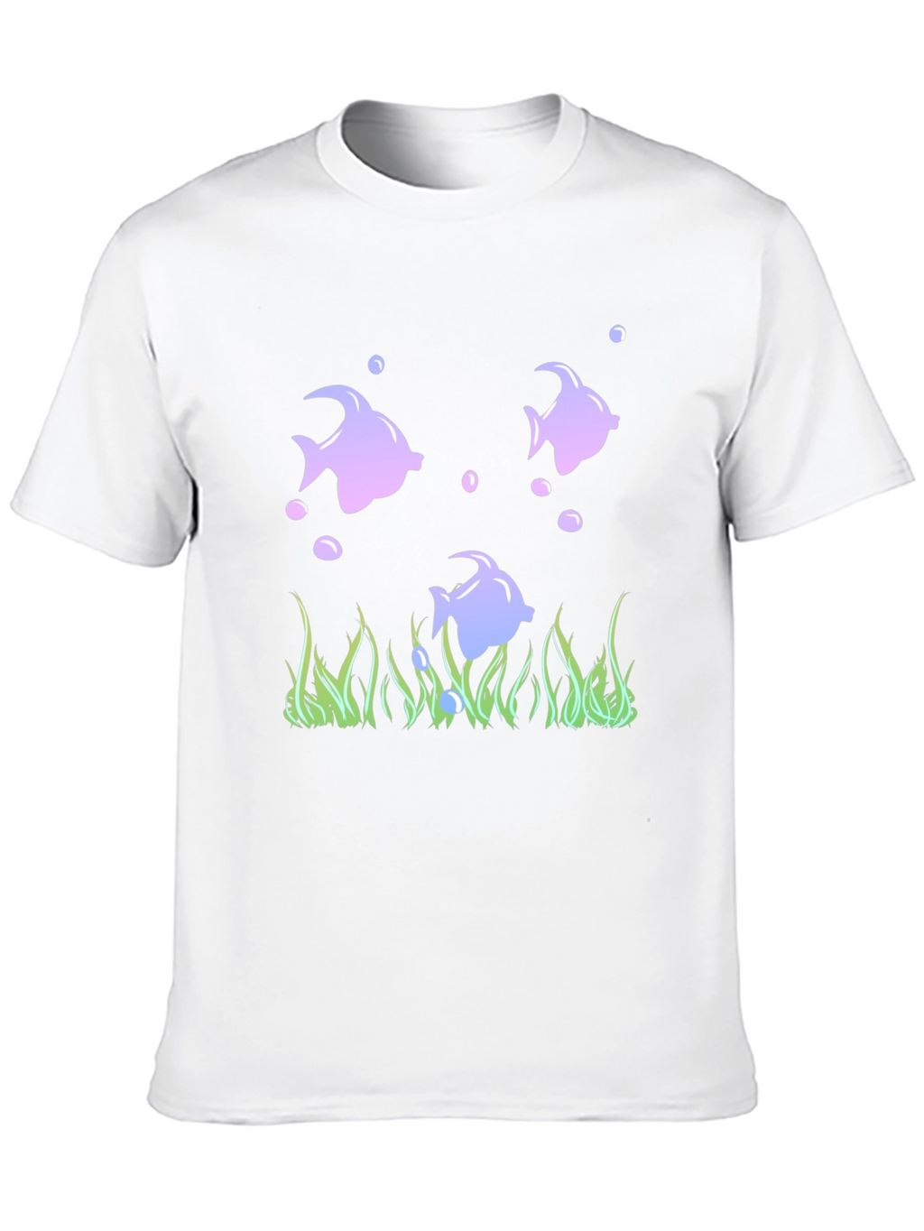 Fish Graphic Black Tee