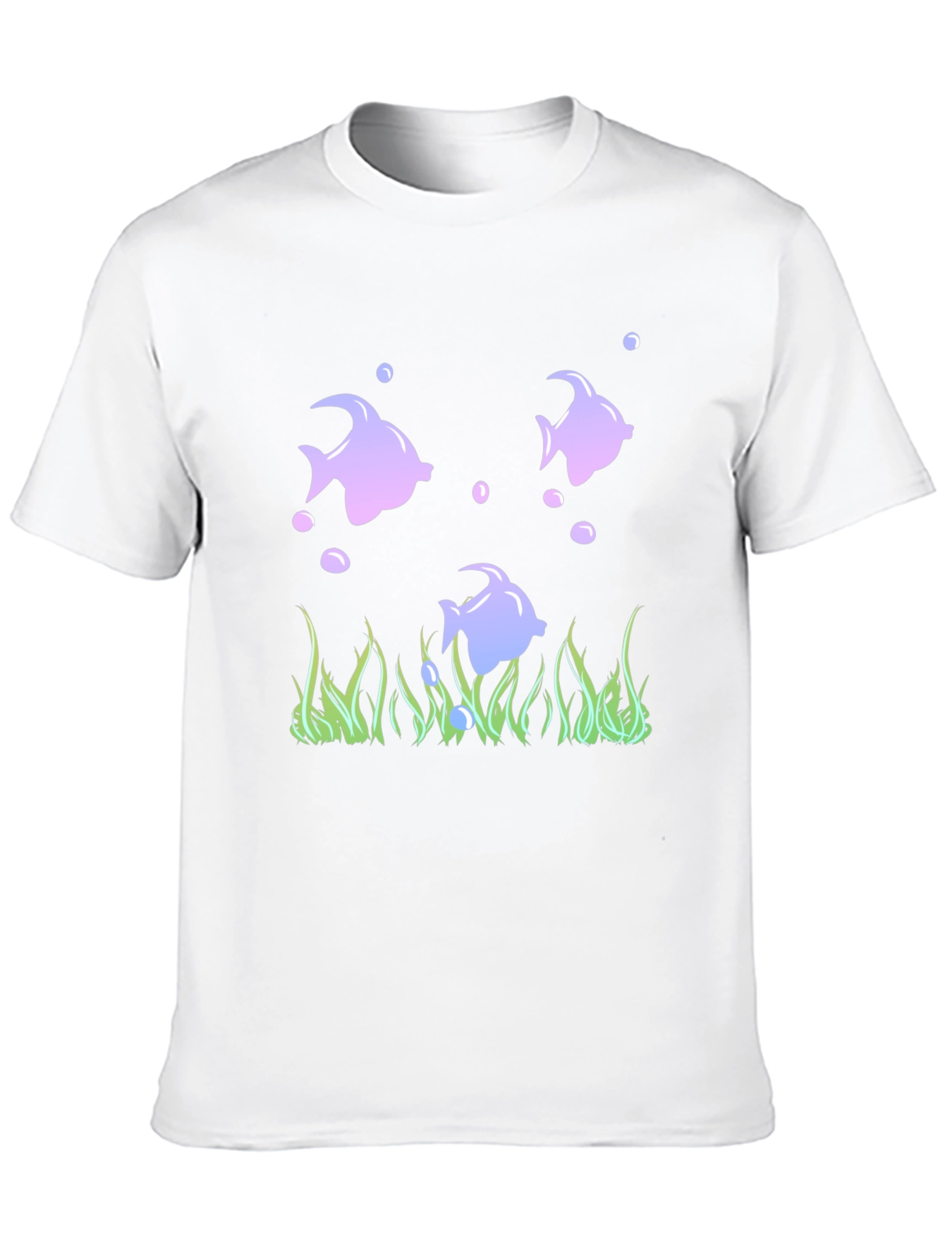 Fish Graphic Black Tee