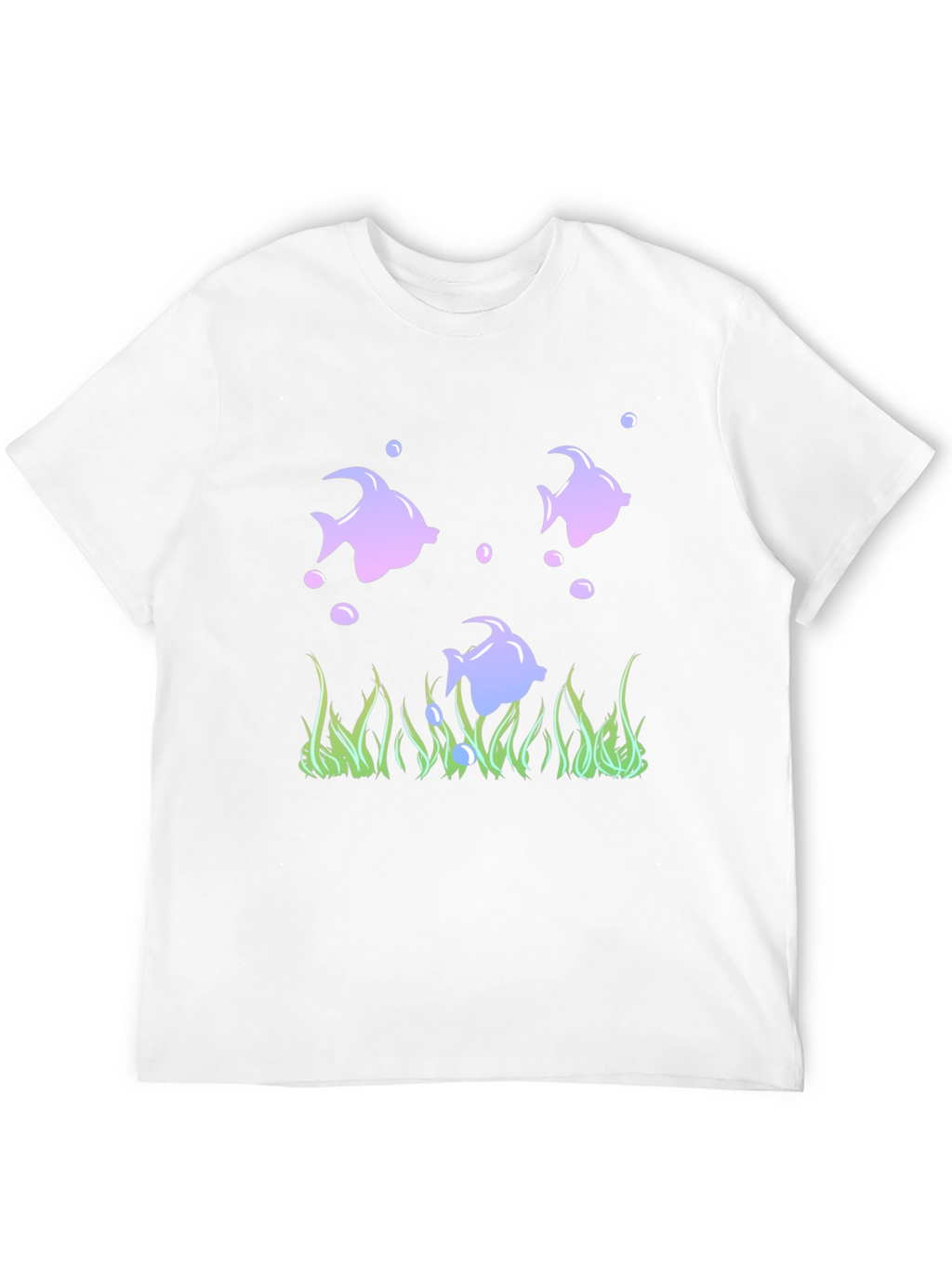 Fish Graphic Black Tee