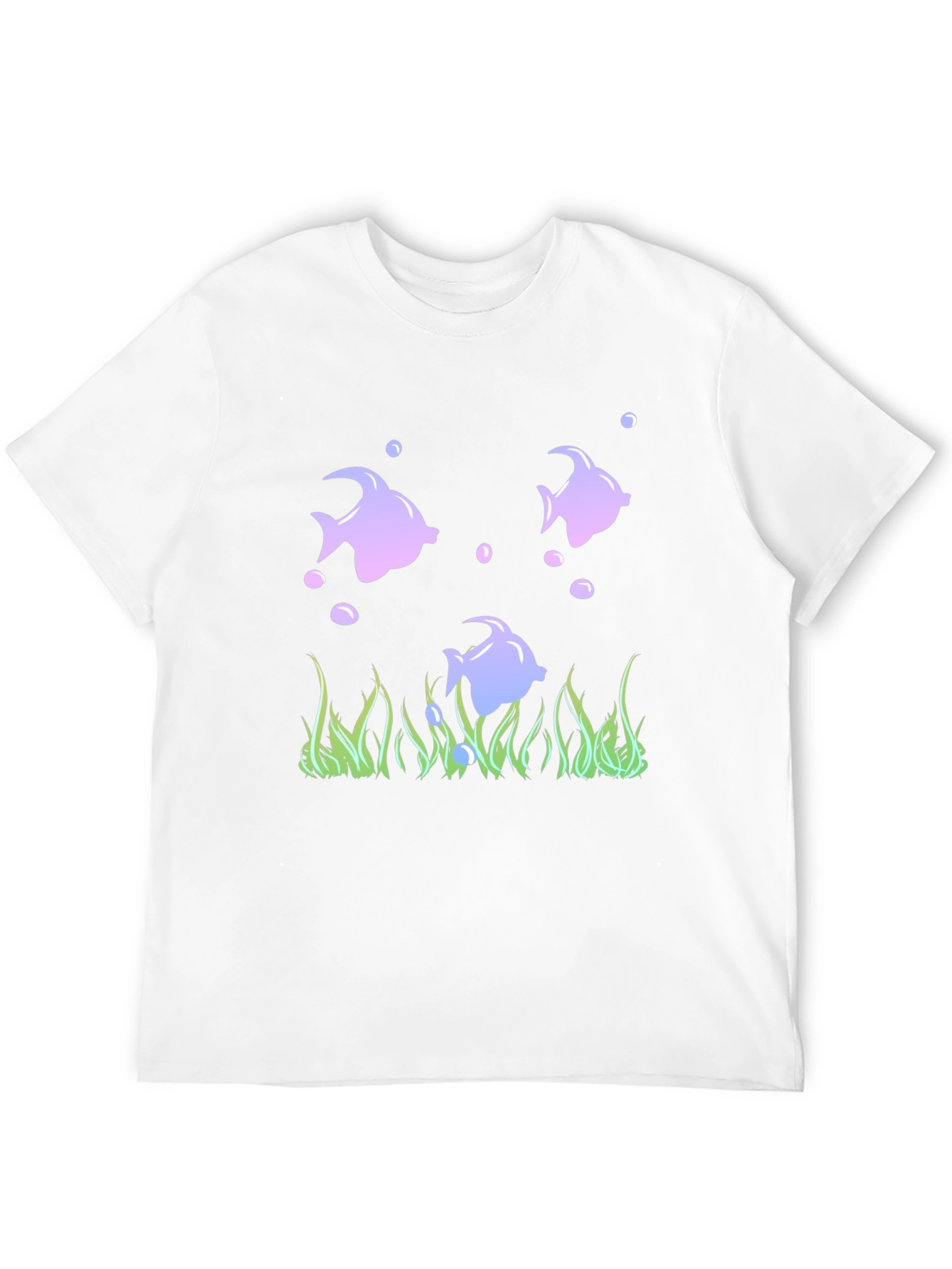 Fish Graphic Black Tee