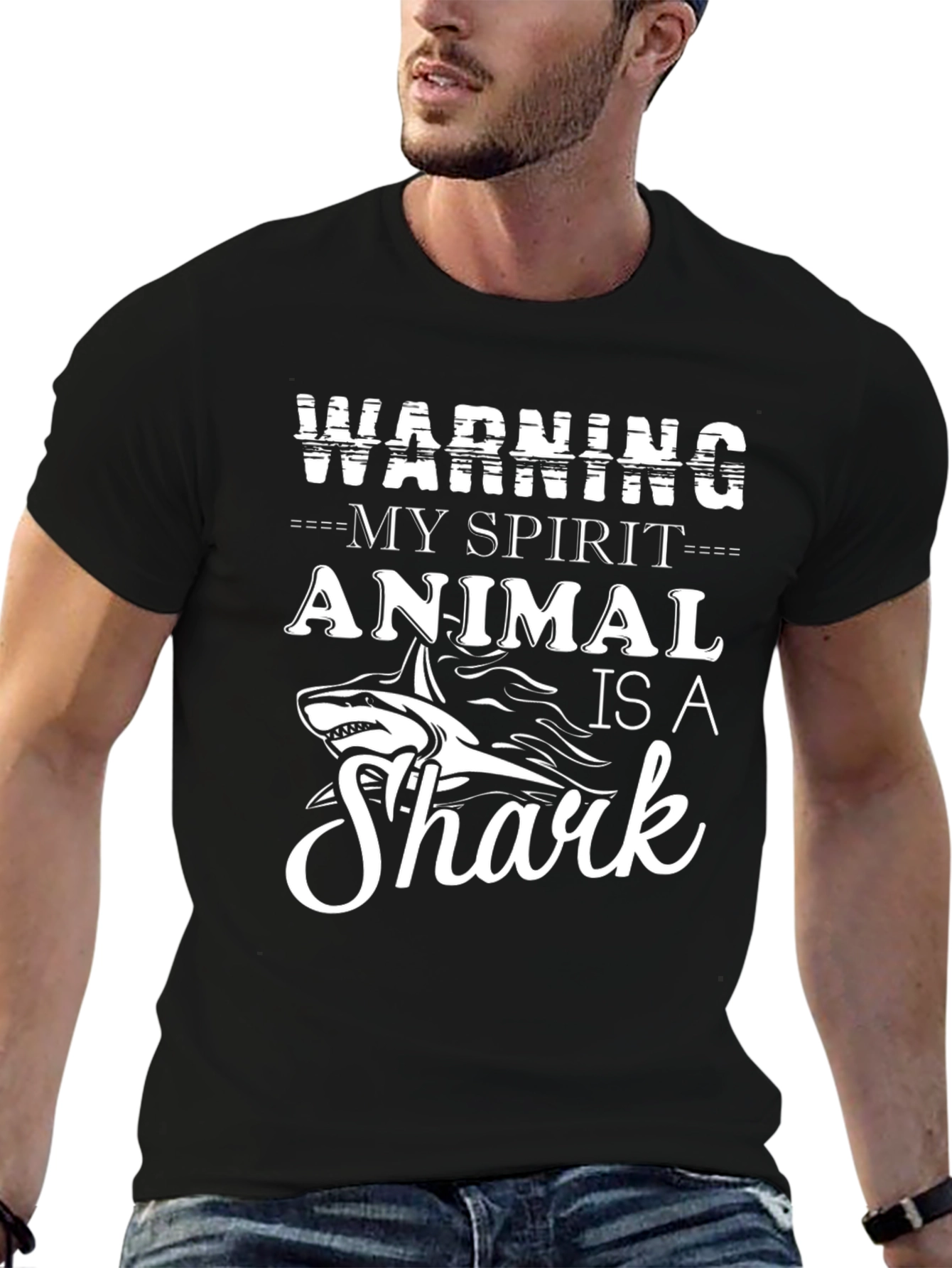 Shark Spirit Animal Graphic Tee