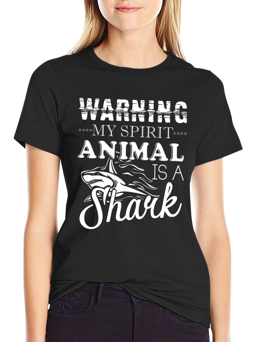 Shark Spirit Animal Graphic Tee