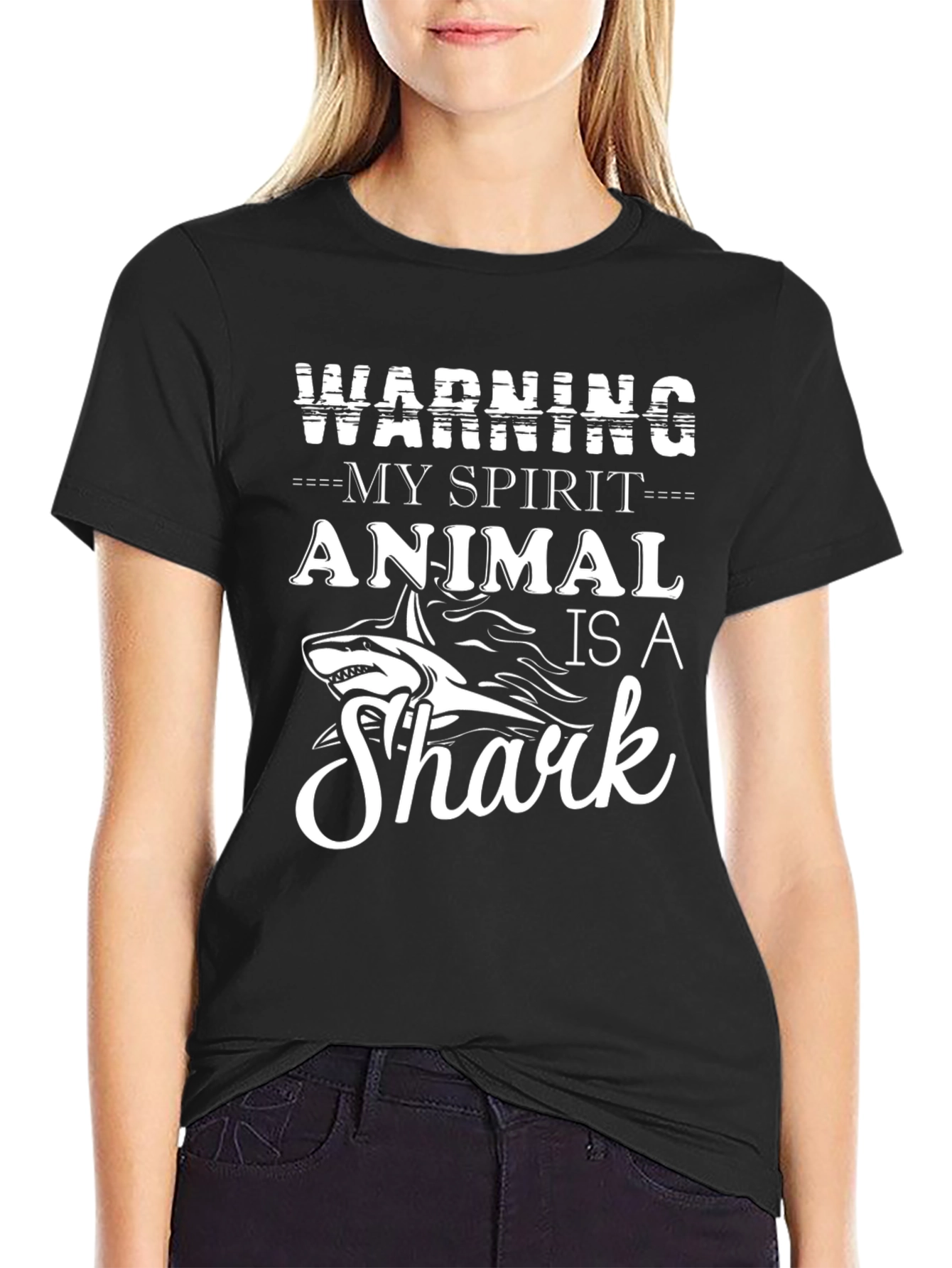 Shark Spirit Animal Graphic Tee