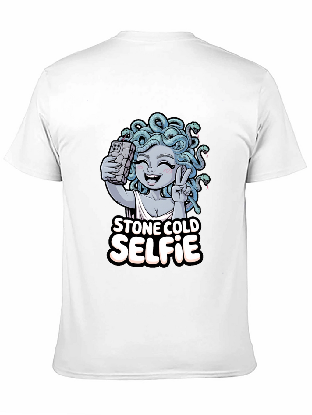Stone Cold Selfie Medusa Graphic Tee