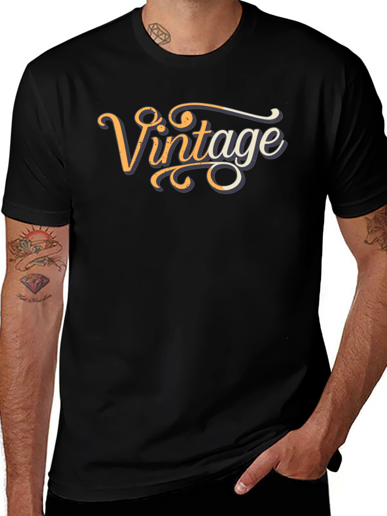 Vintage Style Graphic Tee - Classic Retro Design
