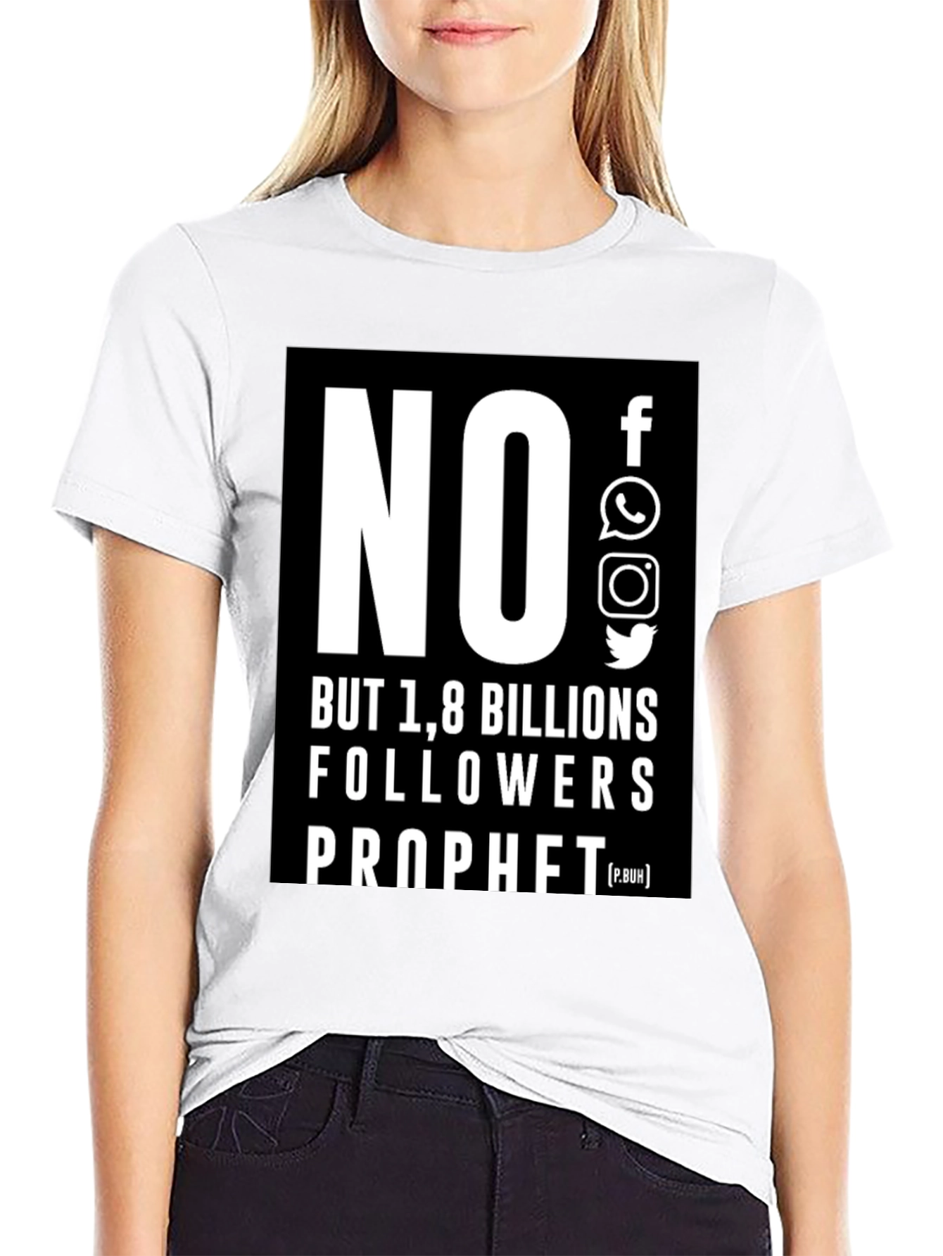 No Social Media 1.8 Billion Followers T-Shirt