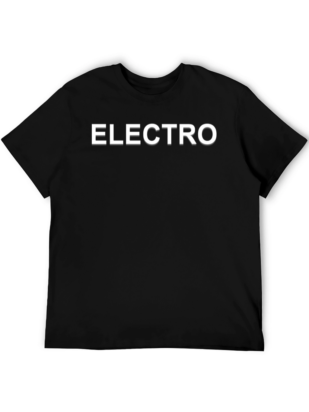 Electro Graphic Tee - Black Cotton Comfort Fit