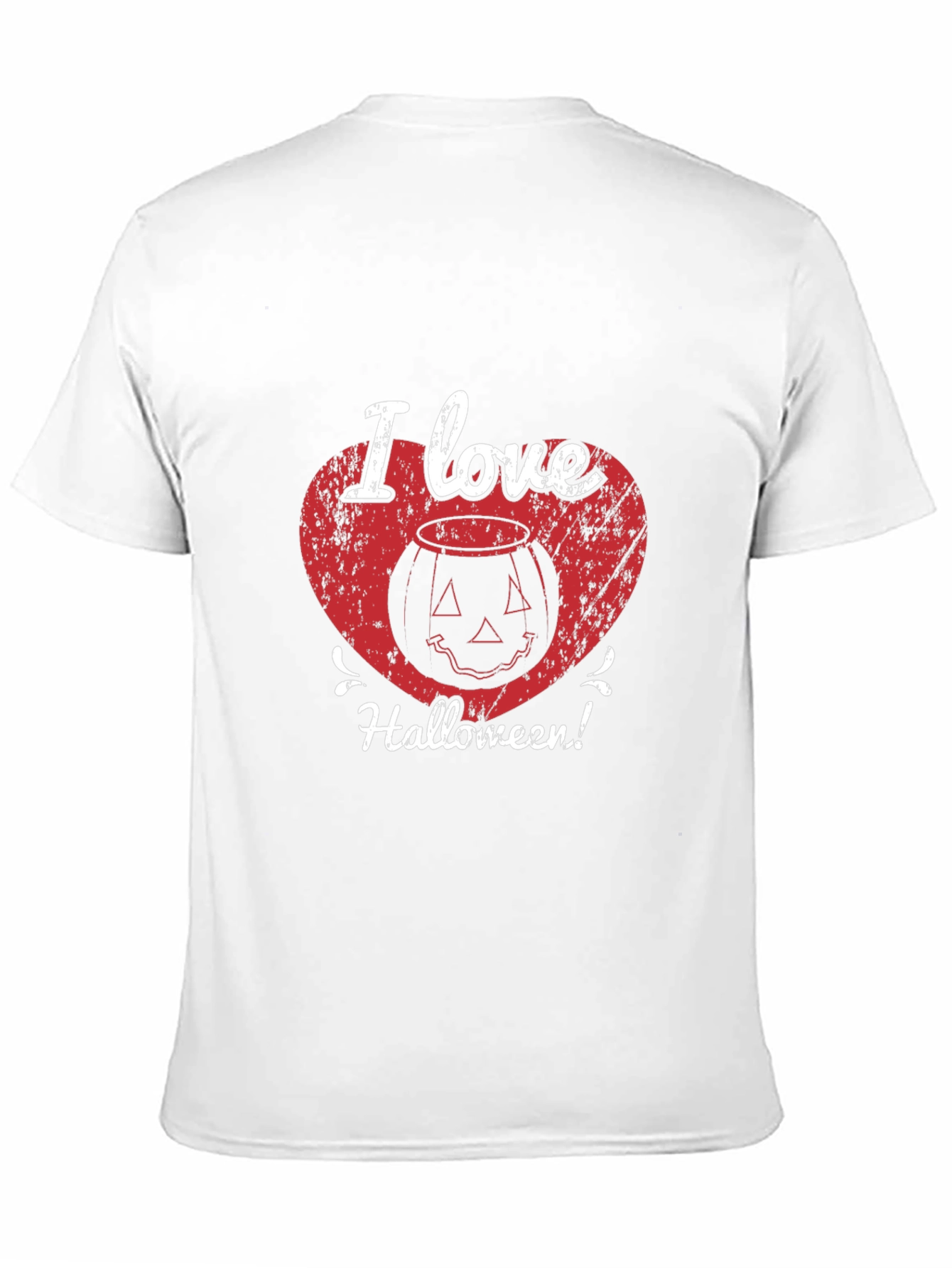 I Love Halloween T-Shirt - Pumpkin Heart Graphic Tee