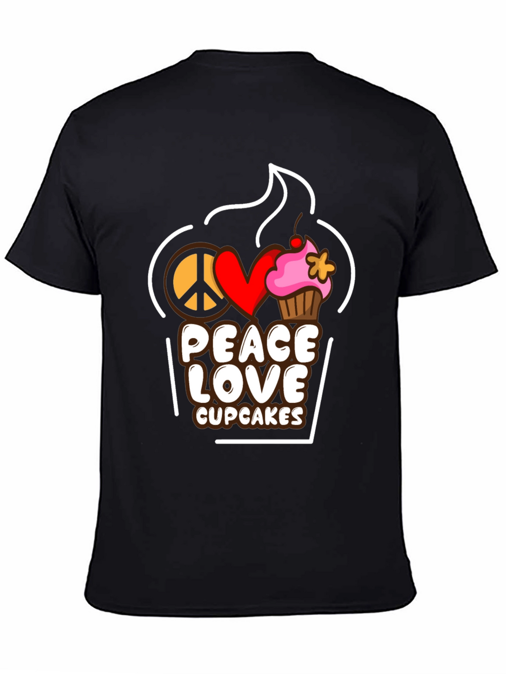 Peace Love Cupcakes T-Shirt