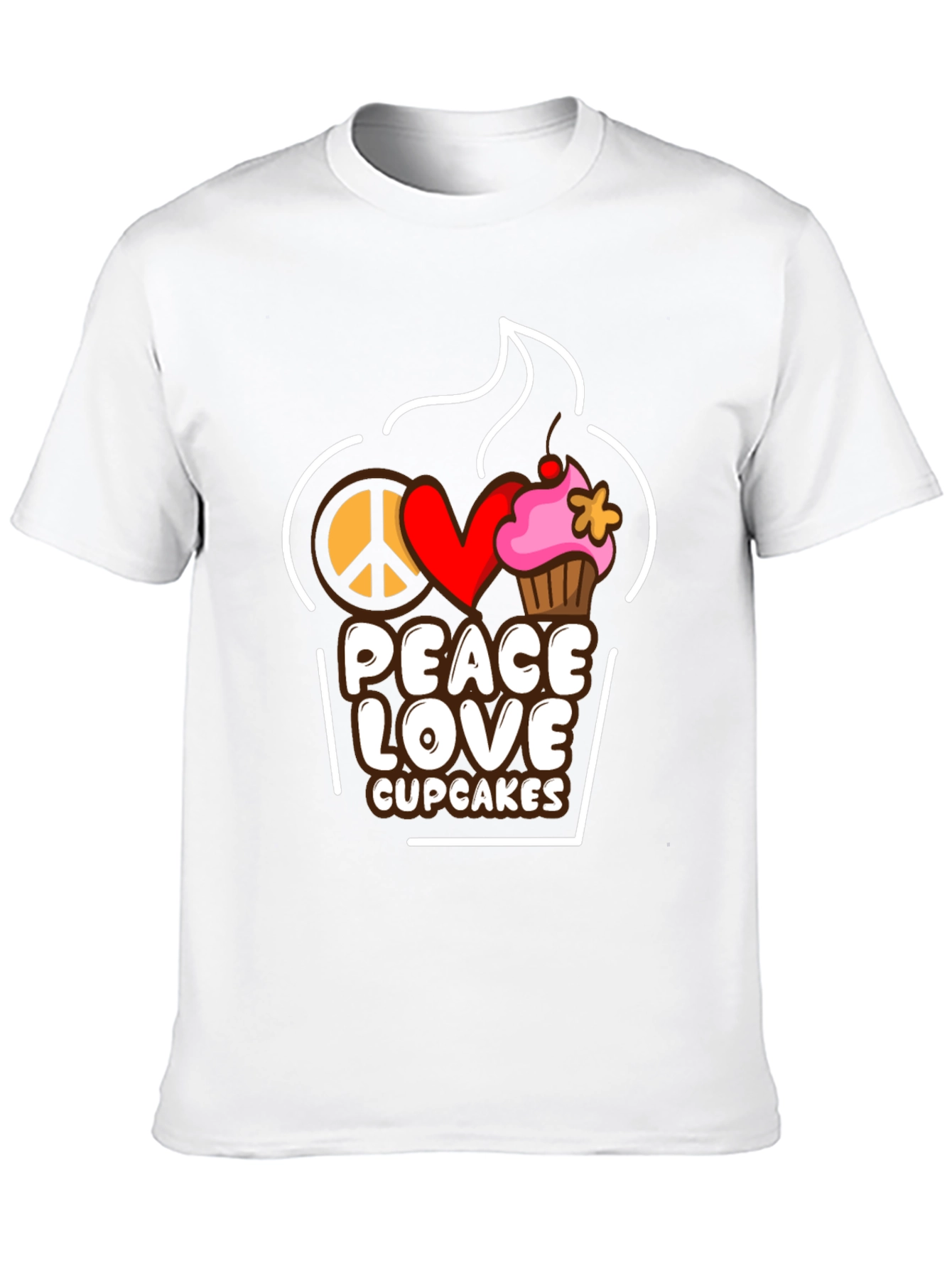 Peace Love Cupcakes T-Shirt