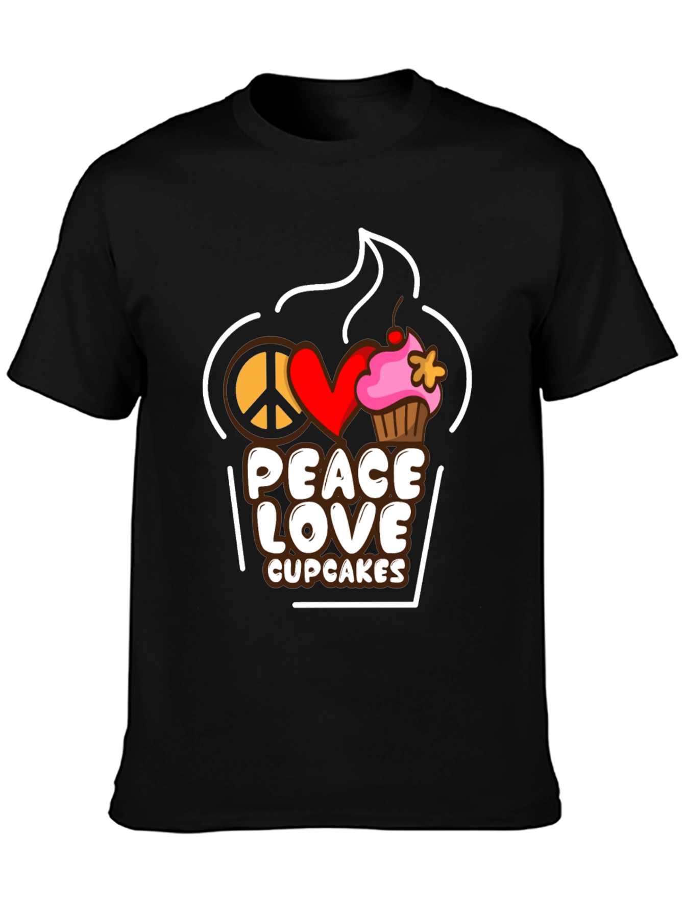 Peace Love Cupcakes T-Shirt