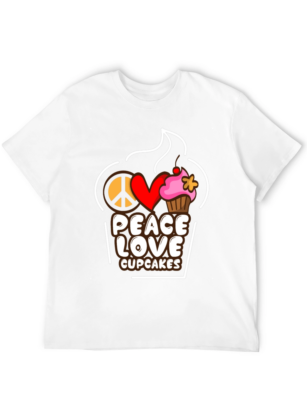 Peace Love Cupcakes T-Shirt