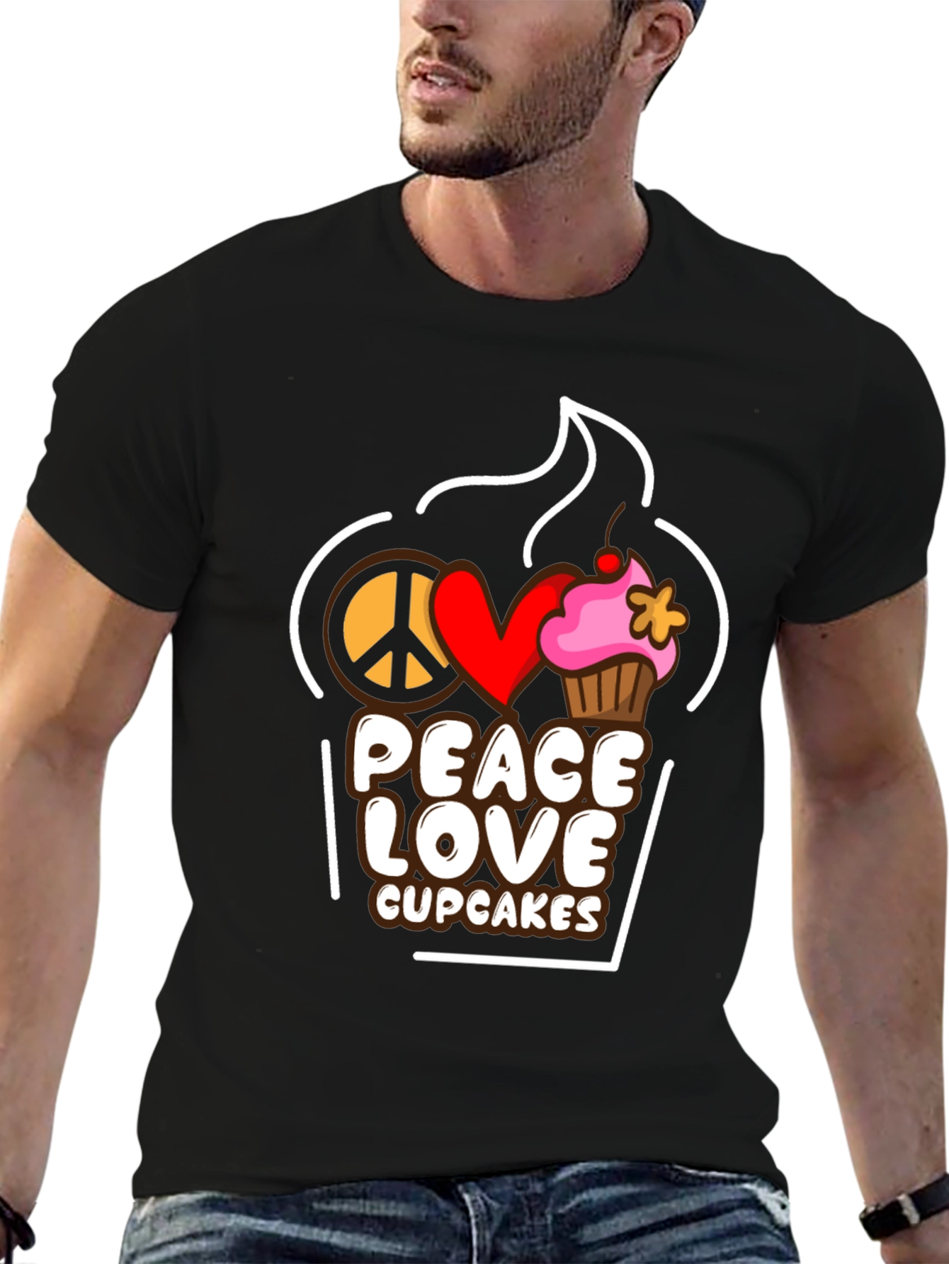 Peace Love Cupcakes T-Shirt