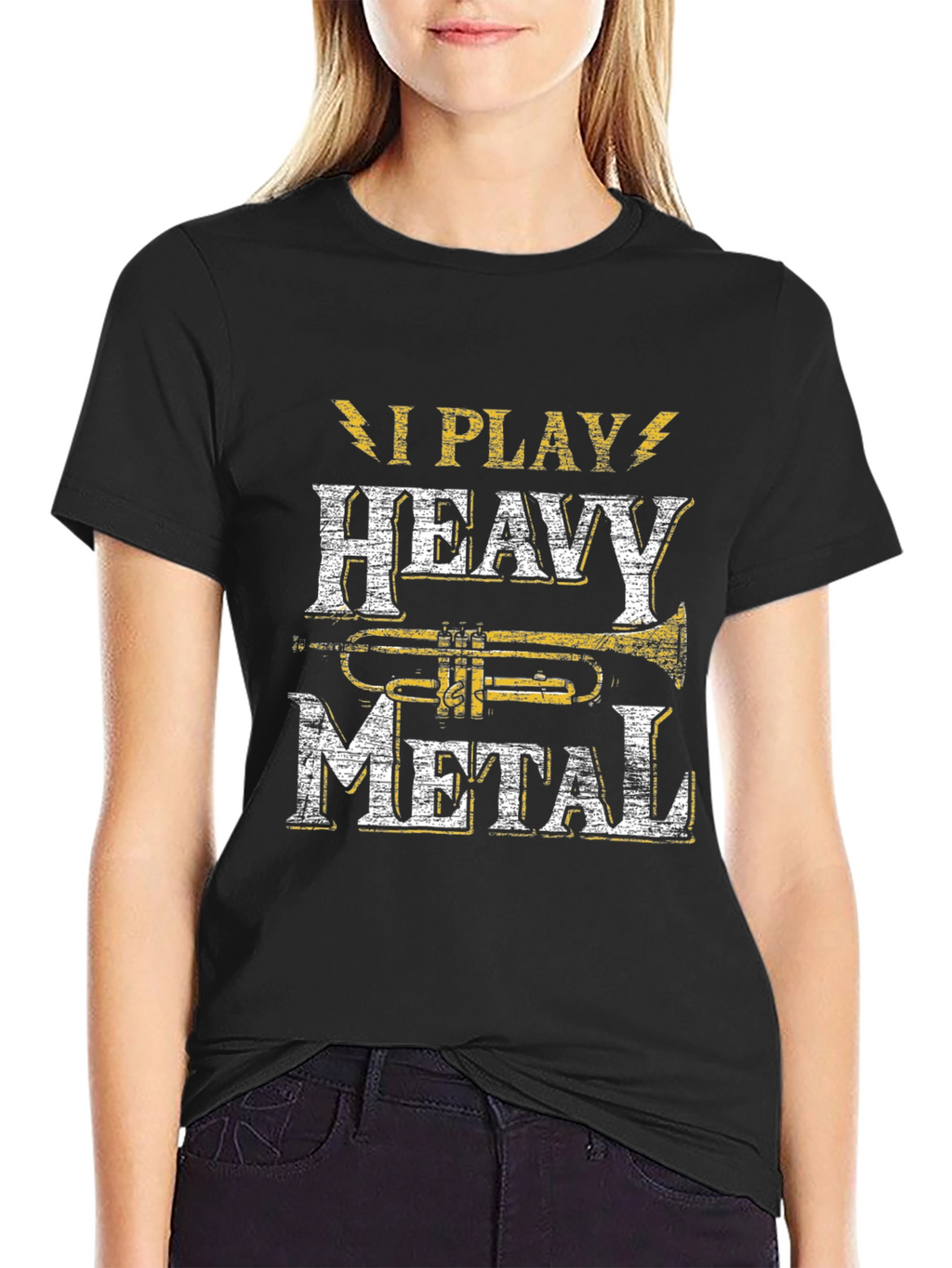 I Play Heavy Metal Trumpet Musician T-Shirt