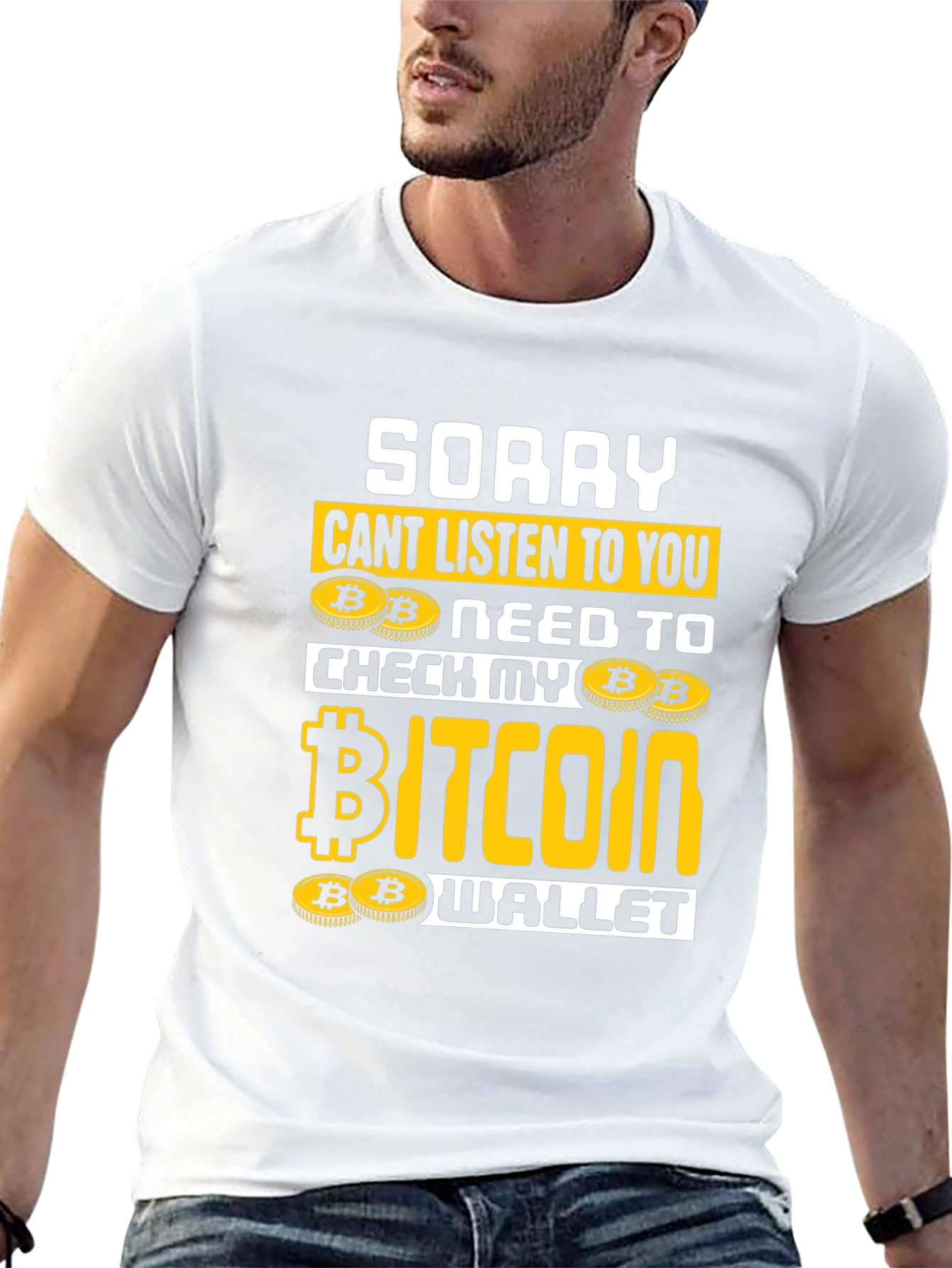 Bitcoin Wallet Graphic T-Shirt