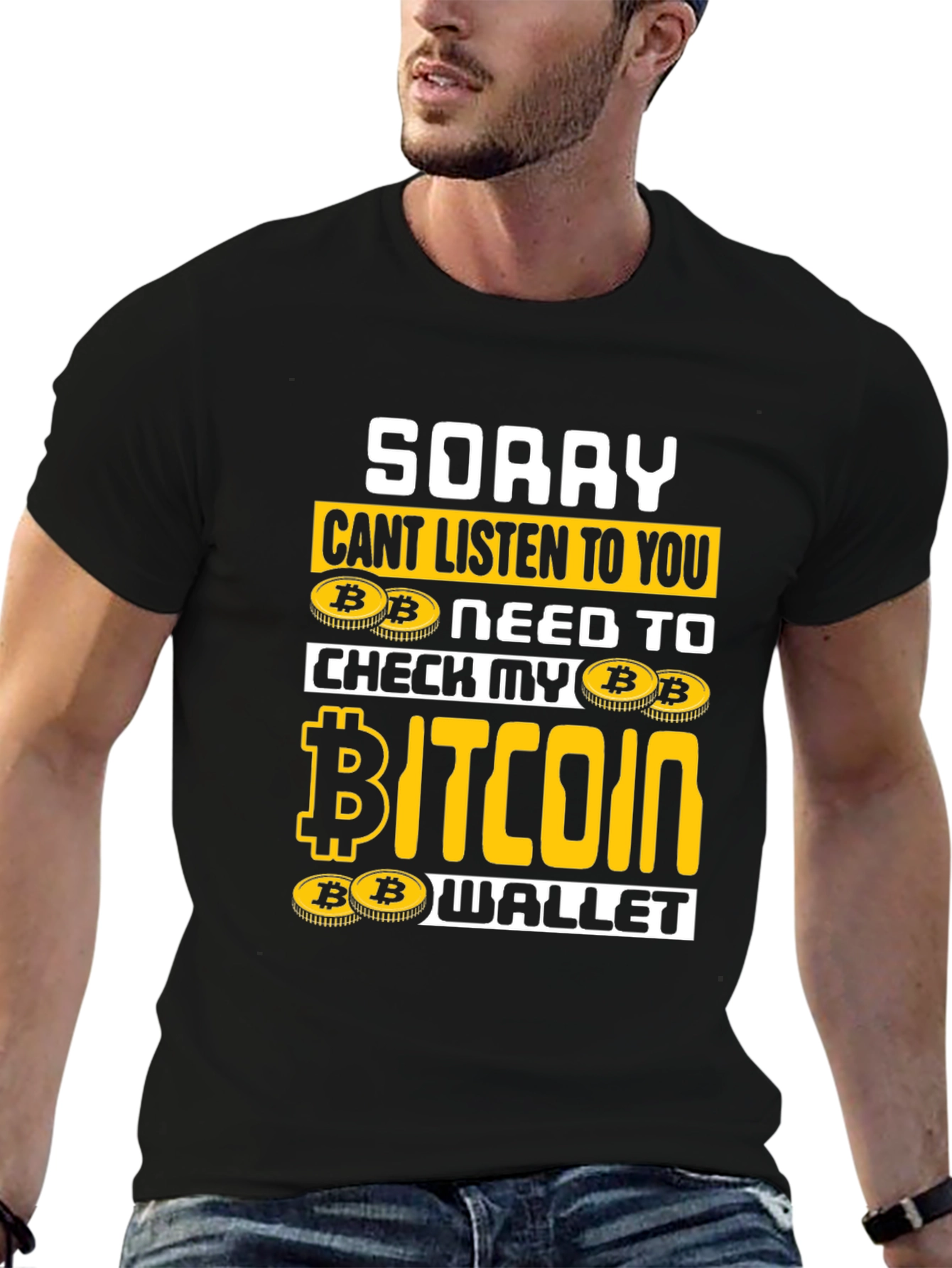 Bitcoin Wallet Graphic T-Shirt